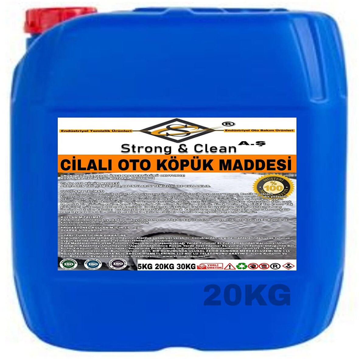 Cilalı Oto Köpük Standart 20 Kg