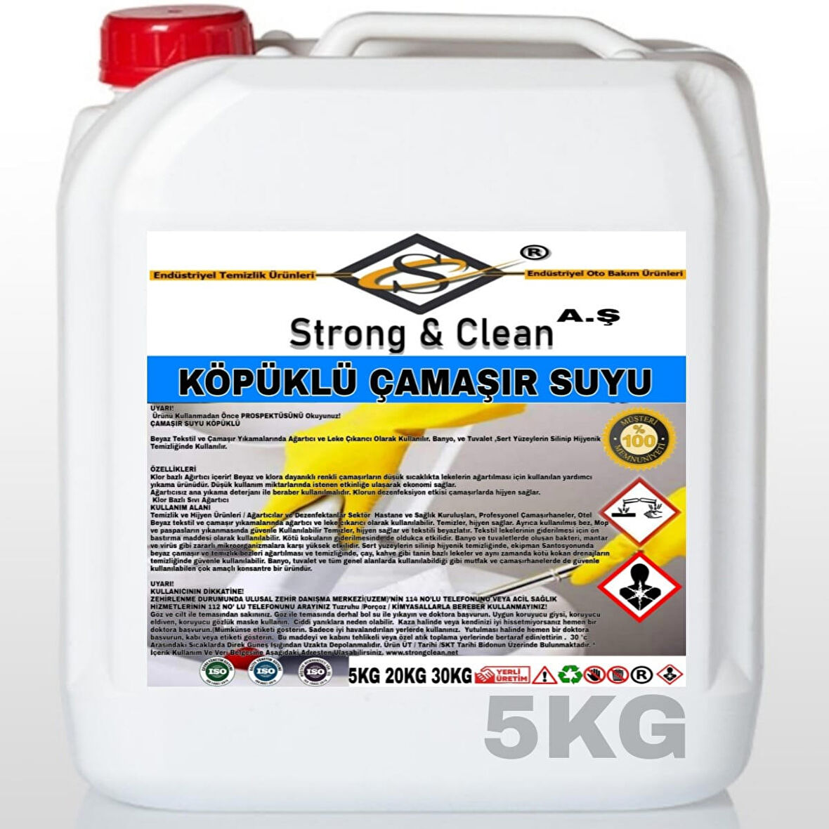 Çamaşır Suyu Köpüklü 5 Kg