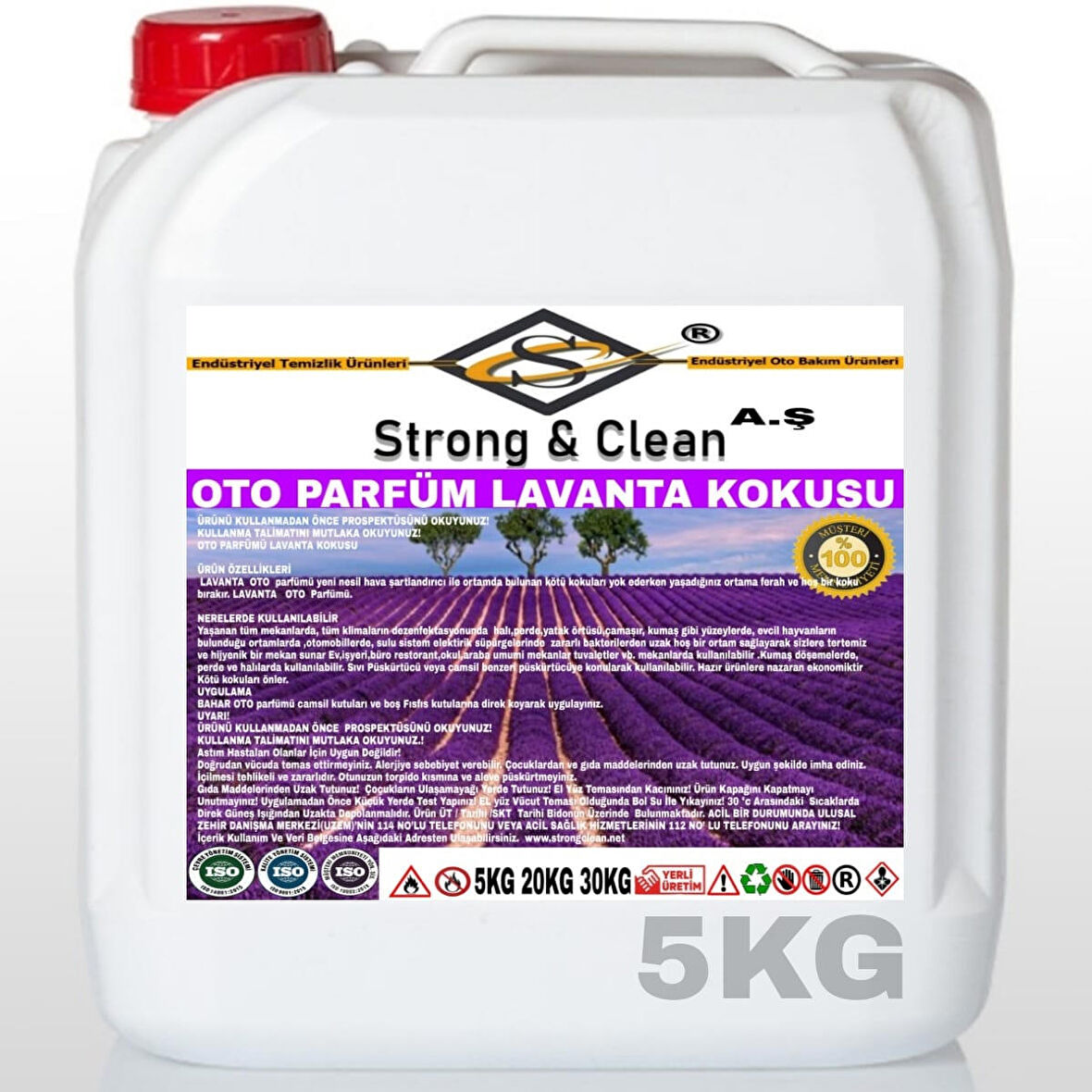 Oto Parfüm Lavanta Kokulu 5 Kg