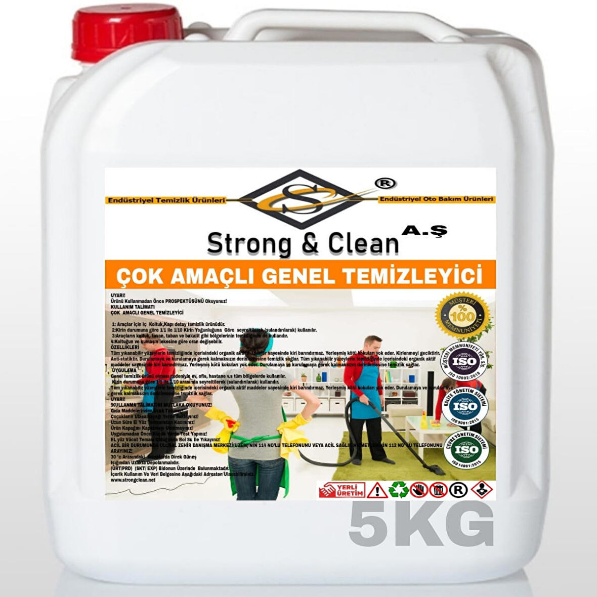 Çok Amaçlı Genel Temizleyici Aspirix 5 Kg