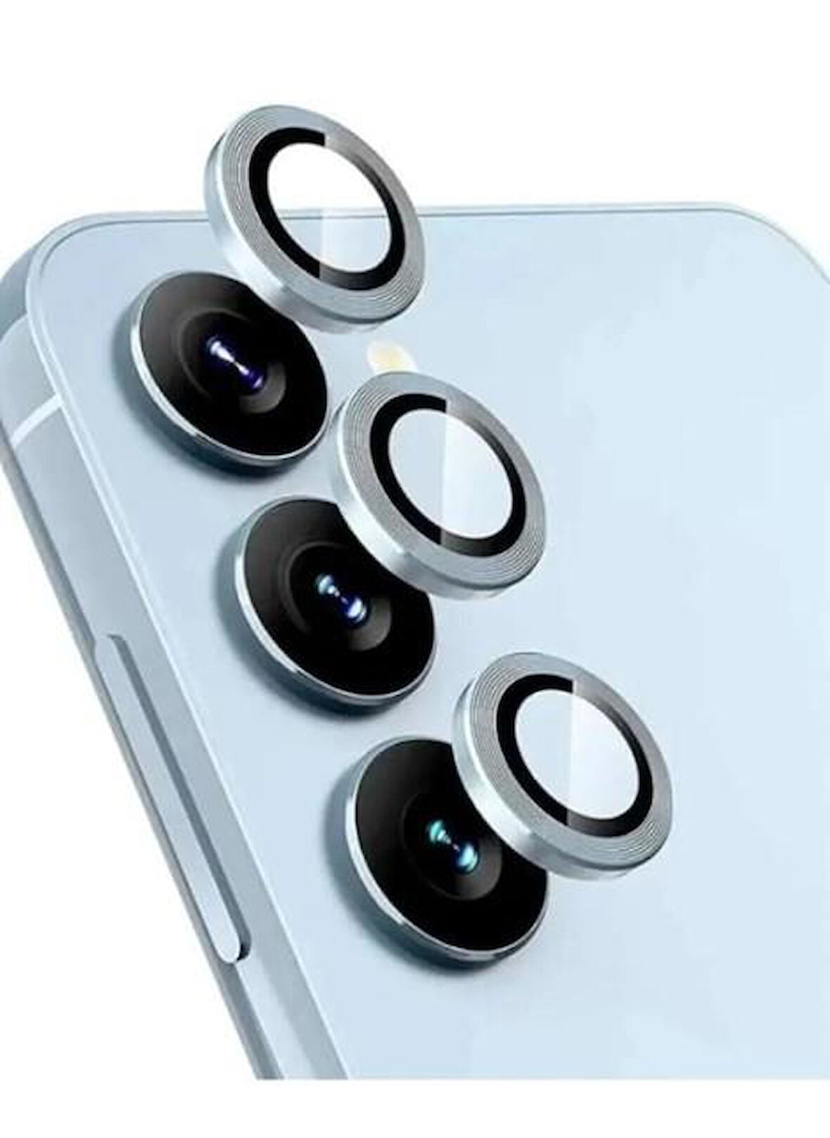 Samsung Galaxy S24 FE İle Uyumlu Renkli Lens Koruyucu