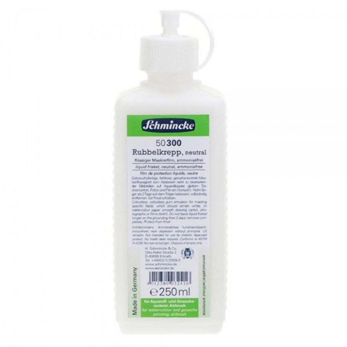Schmincke Medium 300 Liquid Frisket Renksiz Nötr Maskeleme Sıvısı 250 ml