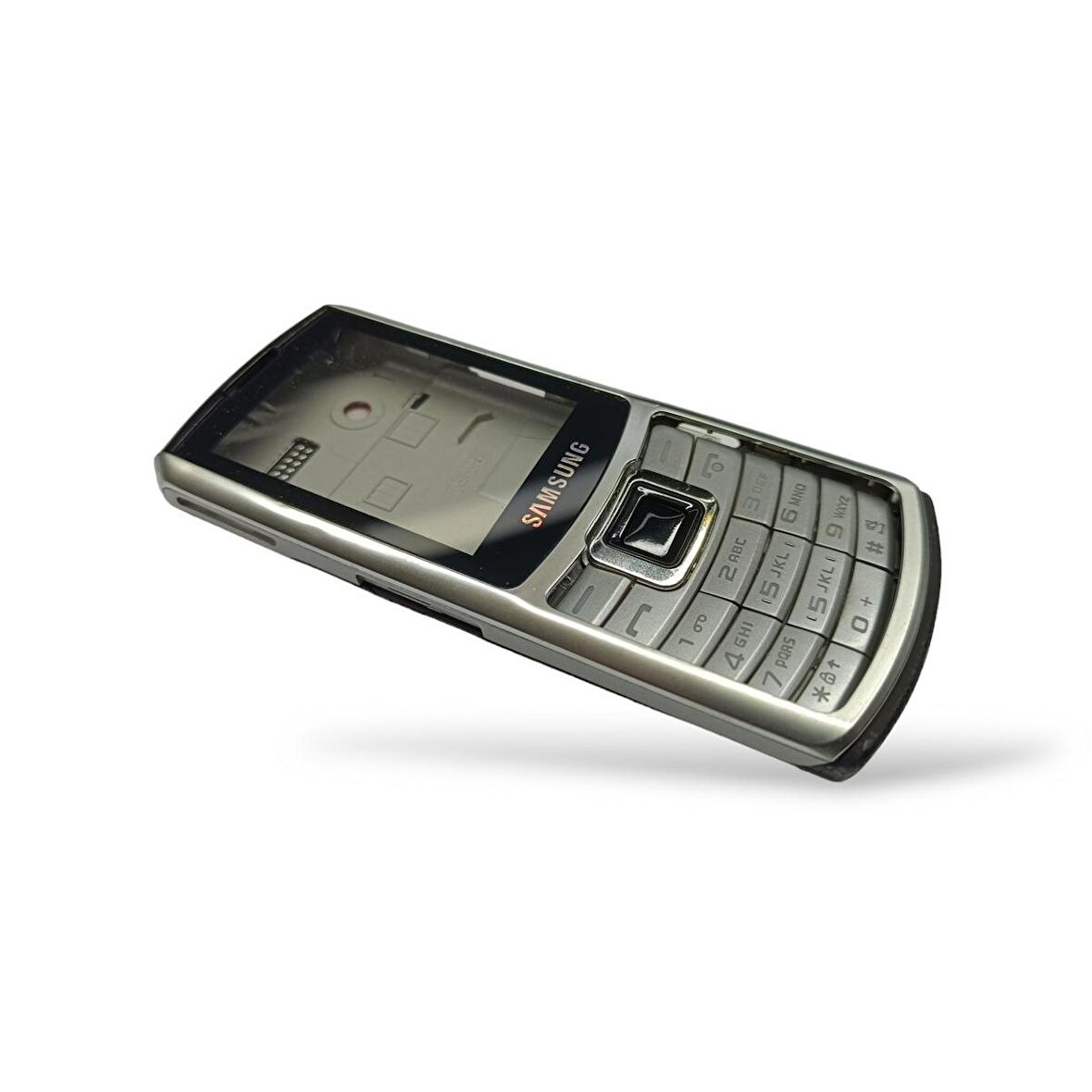 Samsung S3310 Kasa Samsung Galaxy S3310 Uyumlu Siyah Renk Orta Kasa Ön Arka Kapak Tuş Takımı