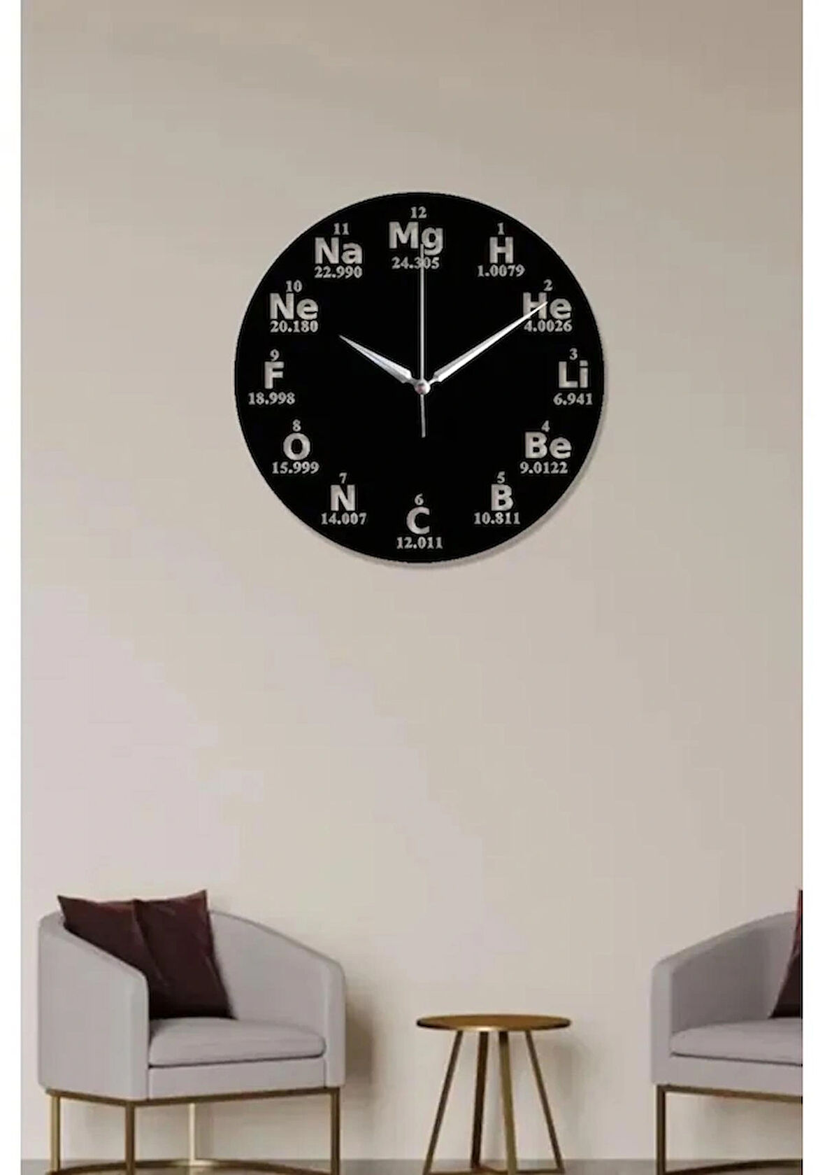 Periyotik Modern Dekor duvar saat