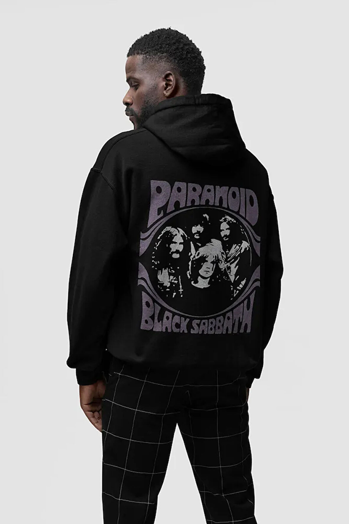 Black Sabbath Baskılı Unisex Oversize Müzik Grubu Rock Metal Hoodie