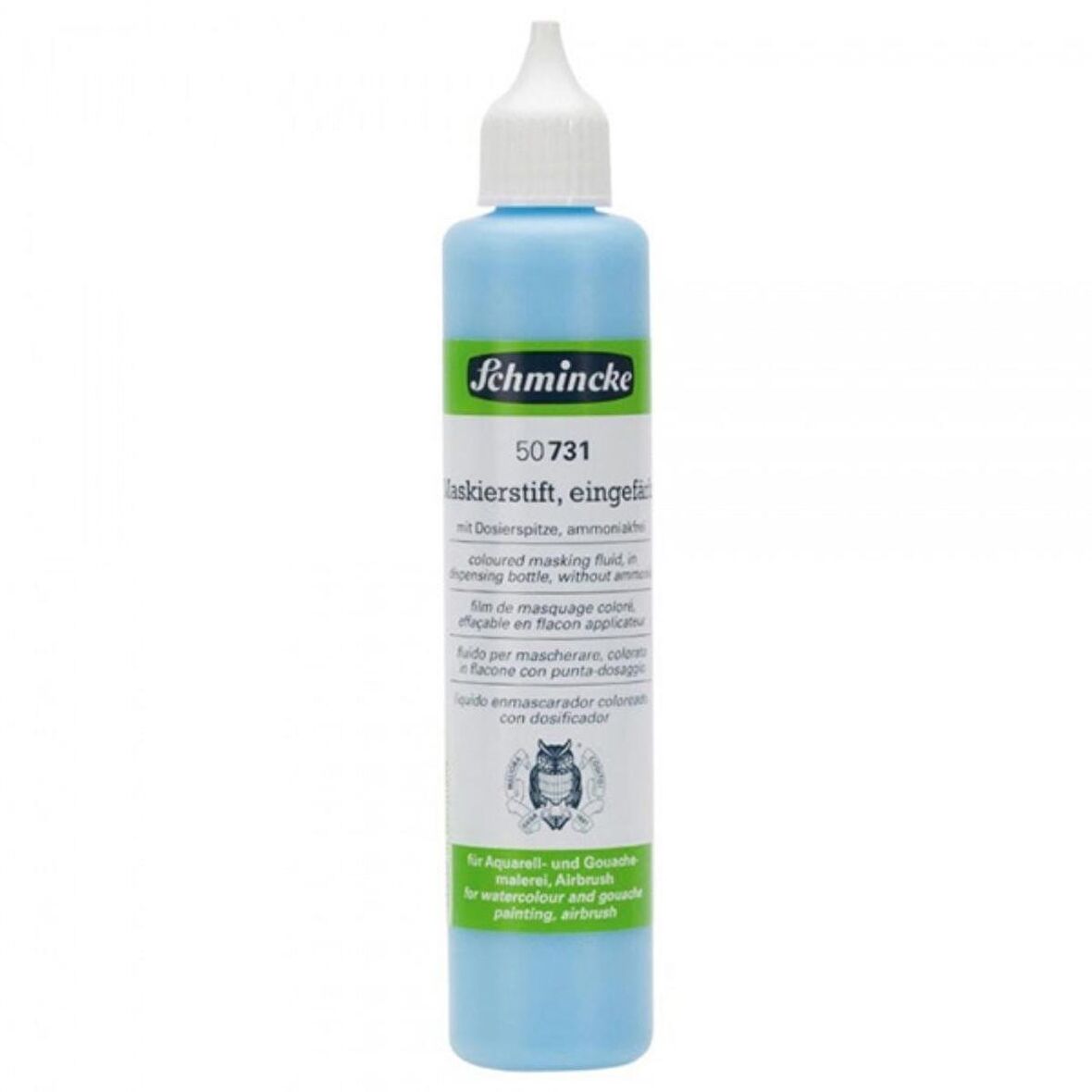 Schmincke Masking Fluid, Coloured 731 100ml (Blue/Mavi) Maskeleme Sıvısı