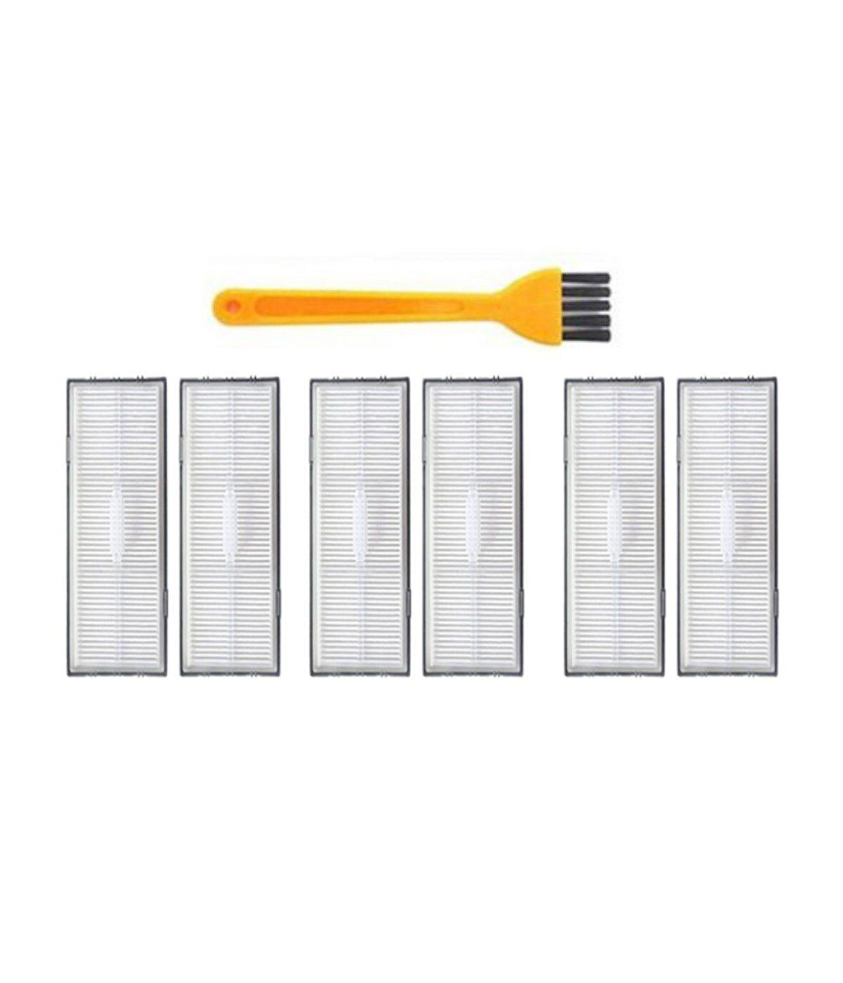 Roborock S7 Uyumlu Yedek 6 Hepa Filtre Ve 1 Adet Temizleme Fırçası