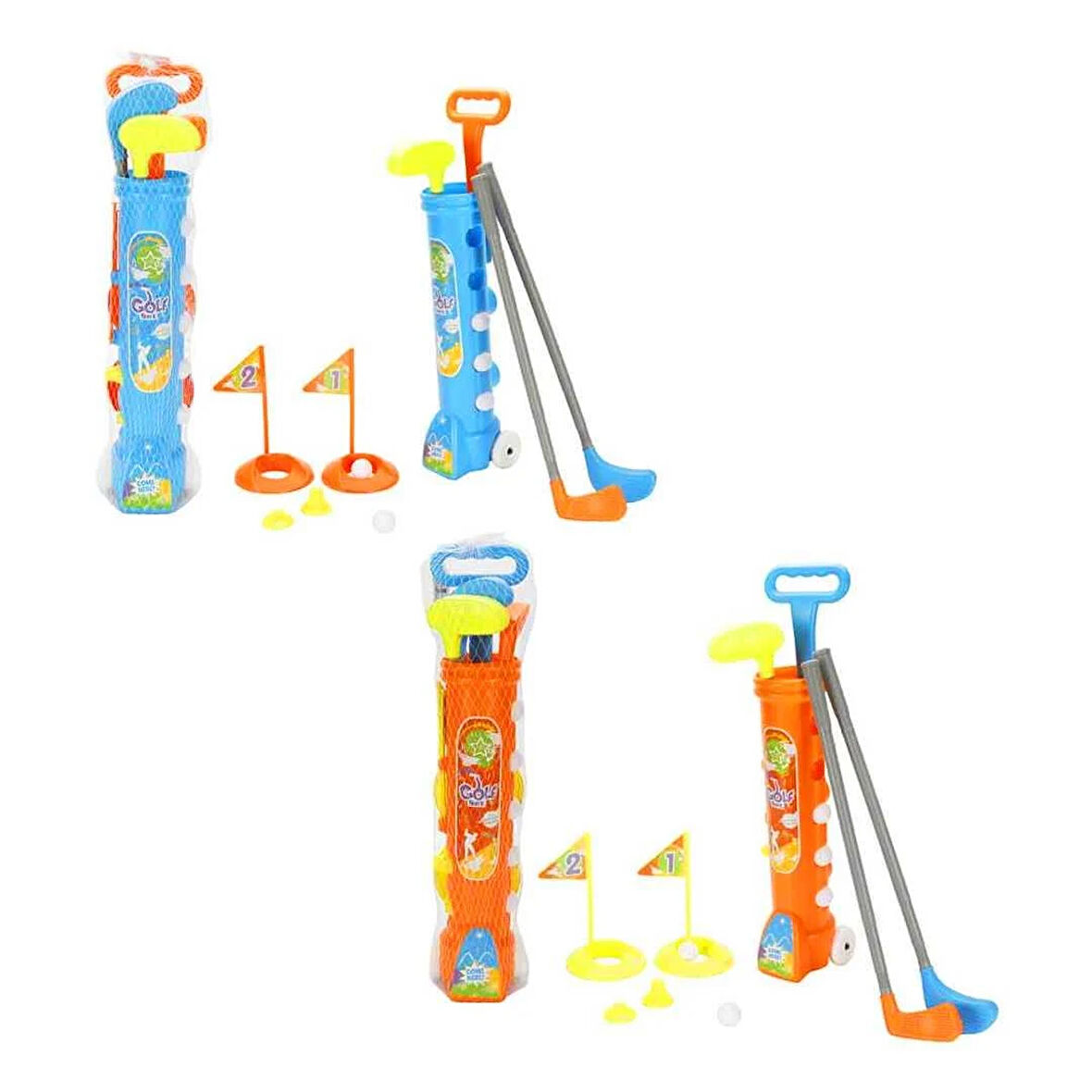  SUNMAN AJ007-1GF GOLF SETİ ÇEKÇEK ÇANTALI FİLE 3+