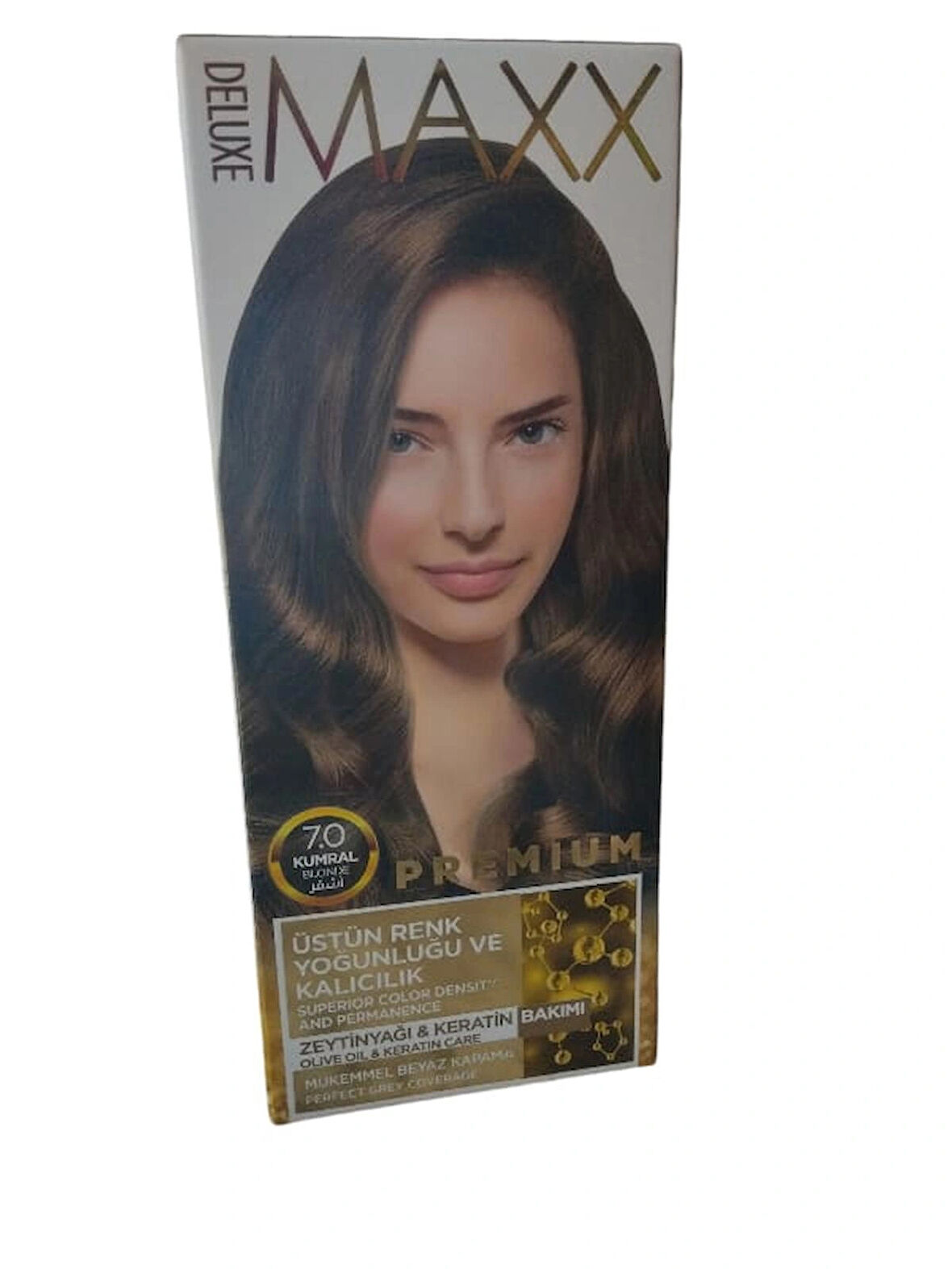 MAXX DELUXE Premıum 7.0 Kumral Saç Boyası