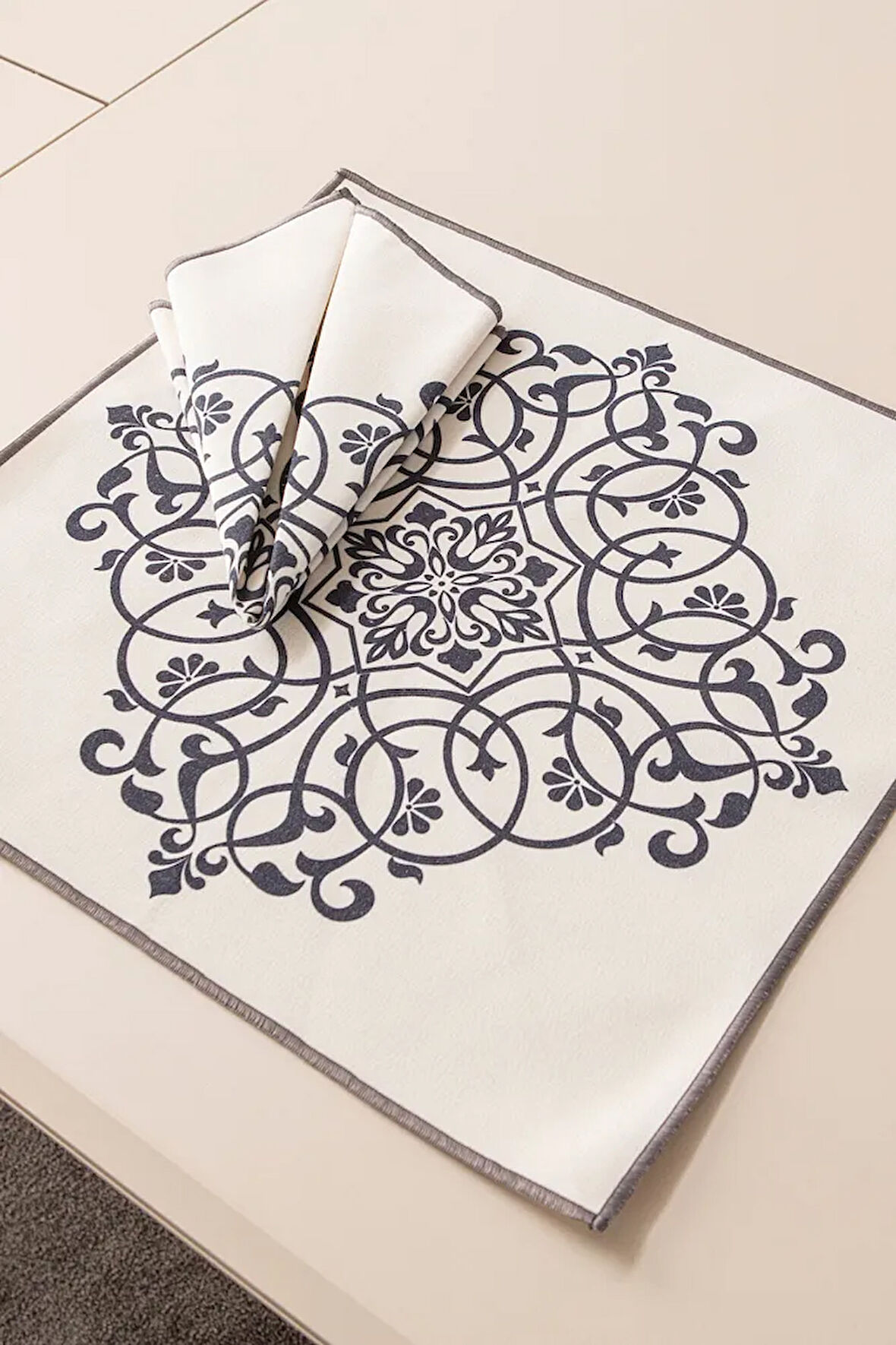 Safran Luxe, Premium Seri Sunum Peçetesi, Duck Keten Kumaş 40x40cm