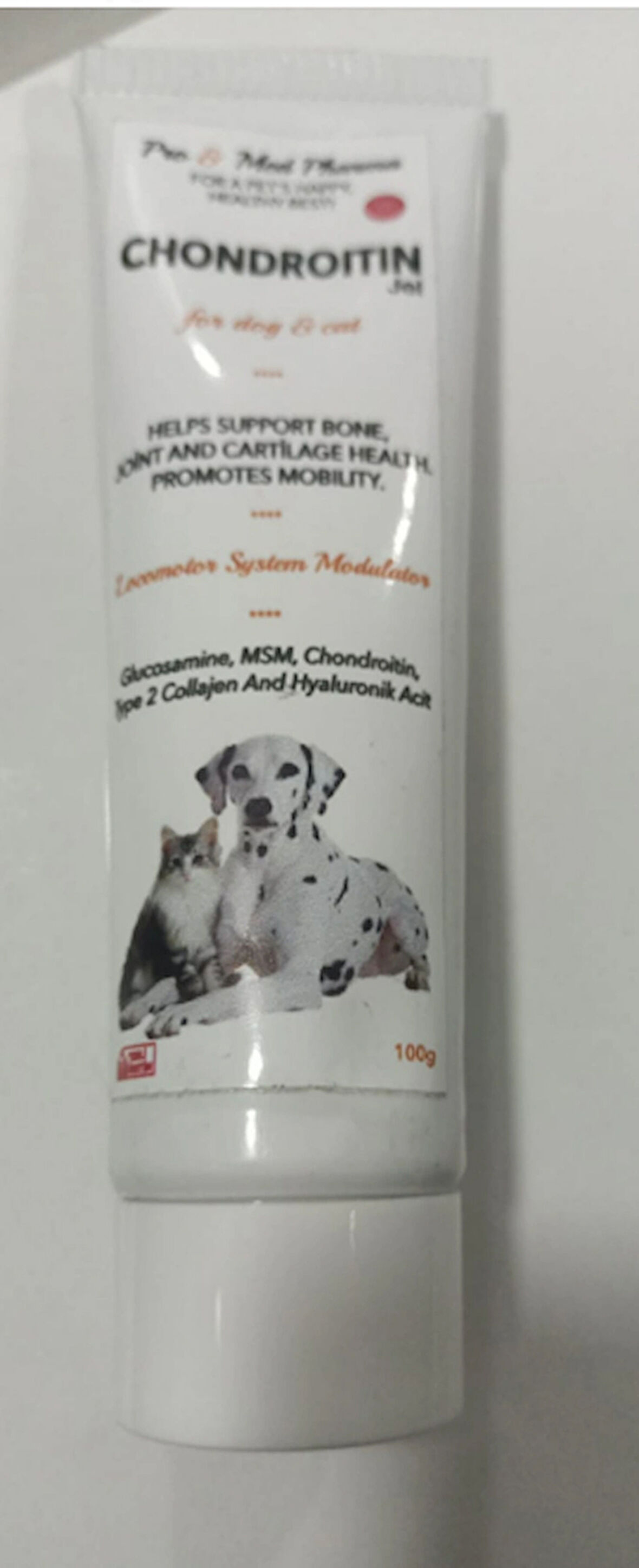 PRO & MED PHARMA Chondroitin Jel Kedi Köpek Eklsem Güçlensdirici Glukozamin Kondroitin 100 ML