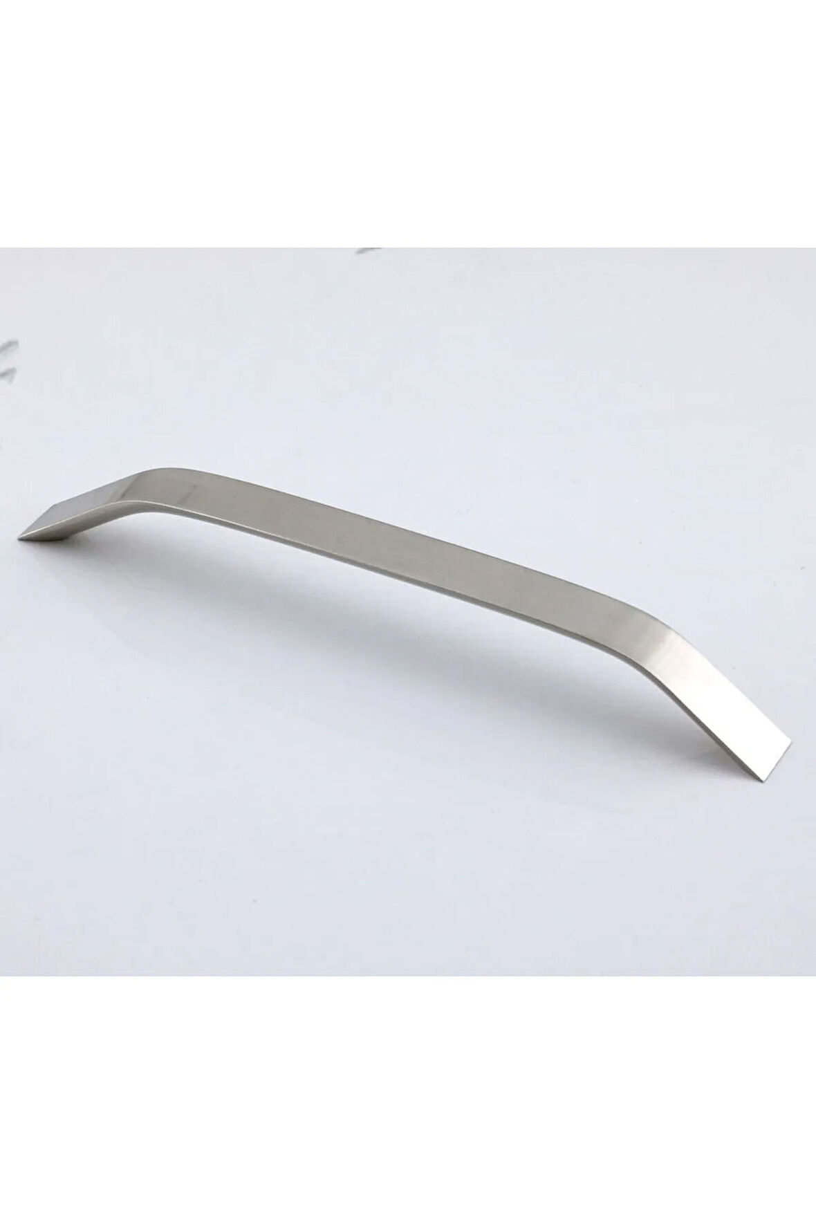 Şahin Alüminyum Metal Lüks Modern Mobilya Çekmece Mutfak Dolabı Kulpu İnox 224mm