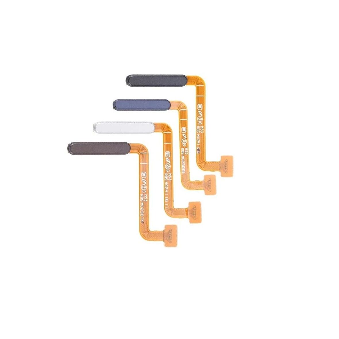 Samsung Galaxy M53 5G M536B İle Uyumlu Tuş Parmak İzi Film Siyah