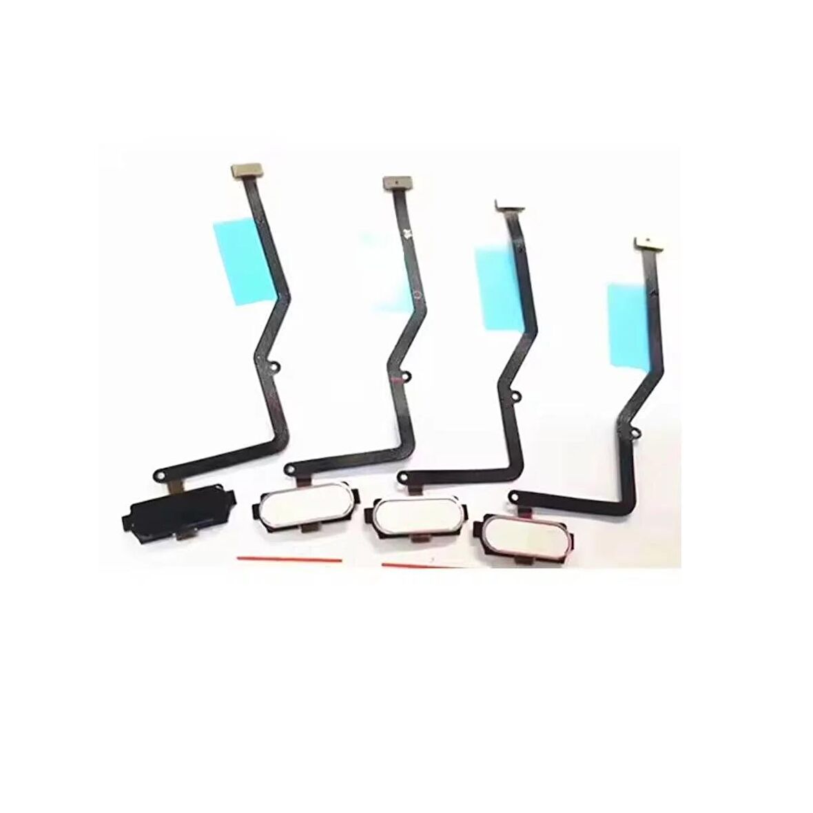 Samsung Galaxy C9 Pro C9000 İle Uyumlu Orta Tuş Home Flex Beyaz