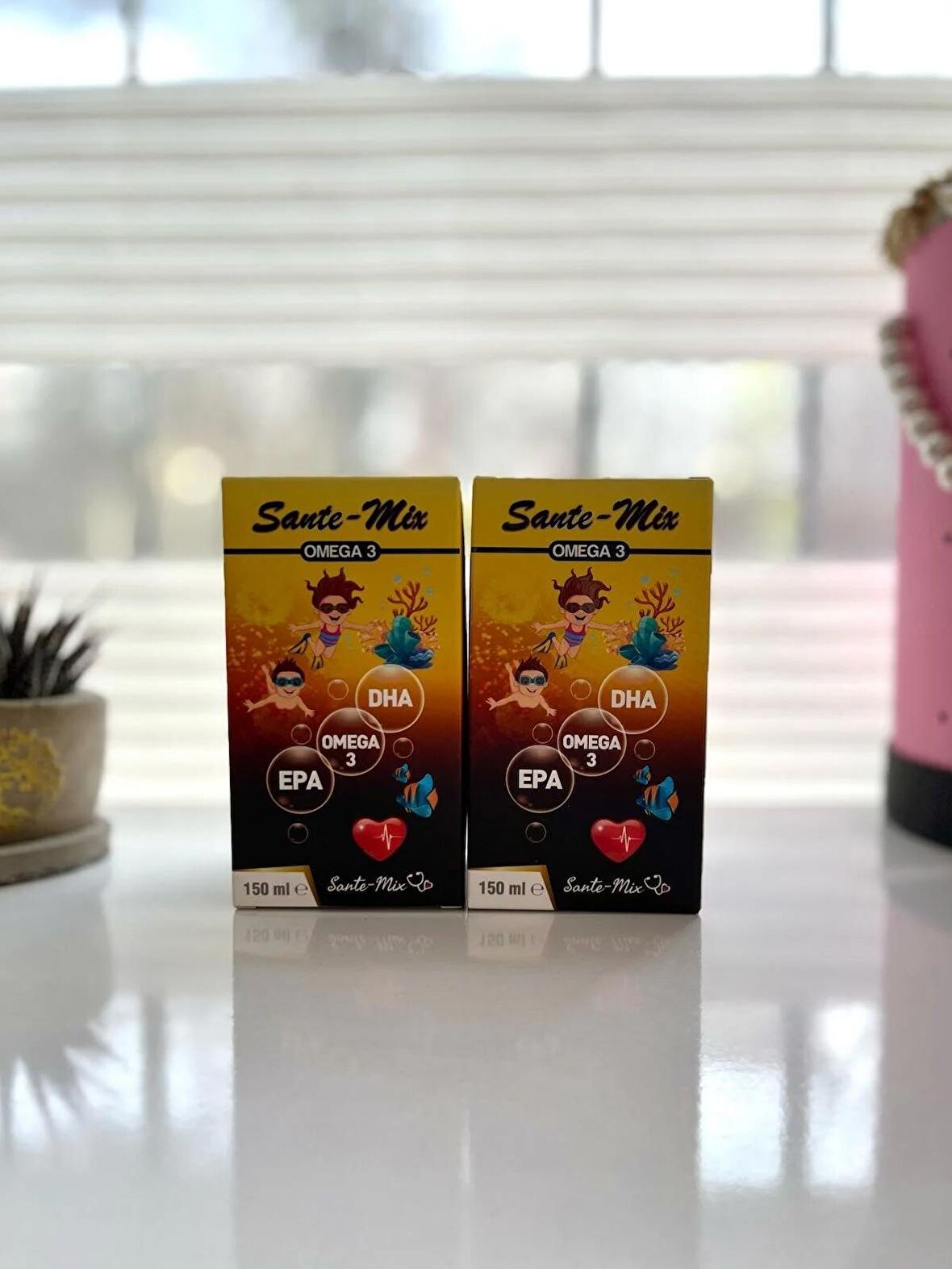 Sante Mix Omega3 150ml Şurup 2'li Set
