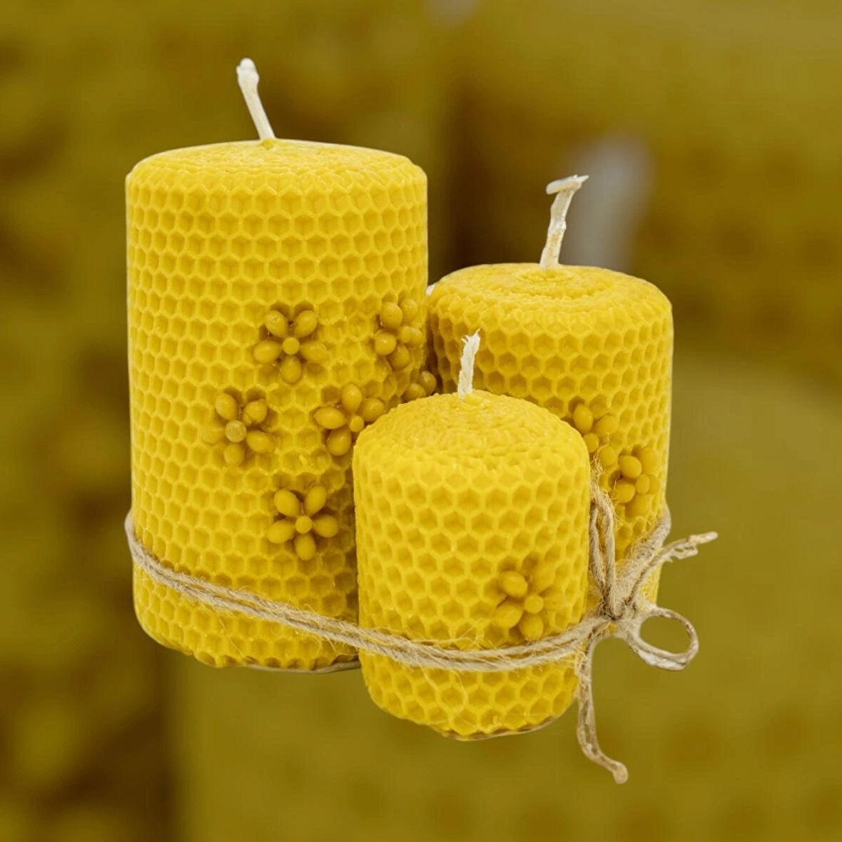 Troya Bal Mumu 4 Kat Sargı Çiçek Bahçesi 3’lü