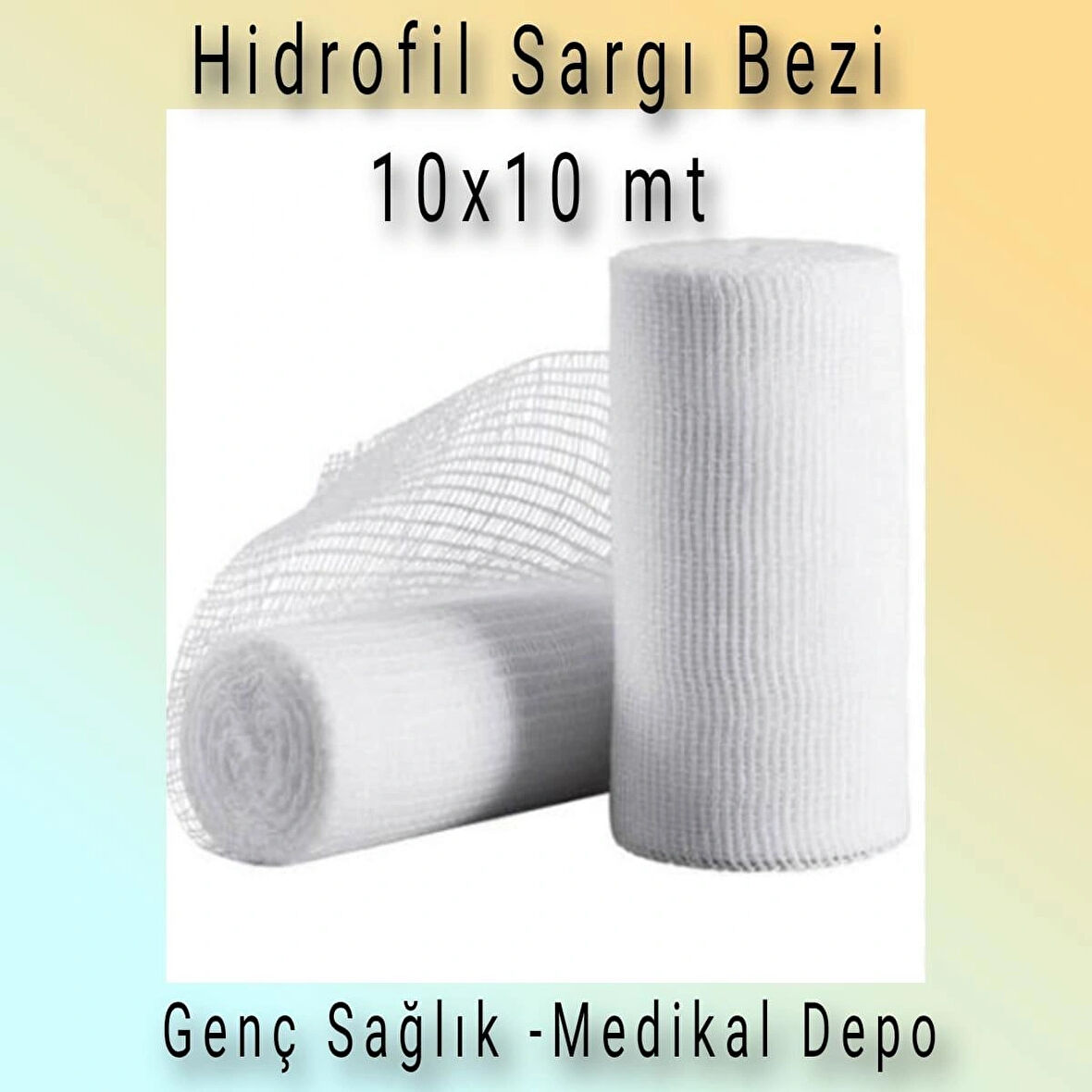 Hidrofil Sargı Bezi 10cm x 10 m 50 Adet