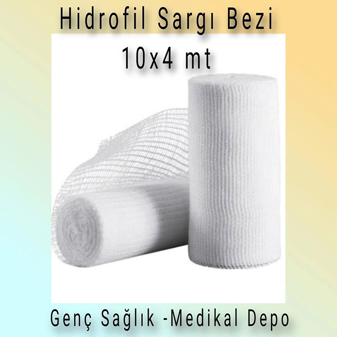 Hidrofil Sargı Bezi 10cm x4 m 50 Adet
