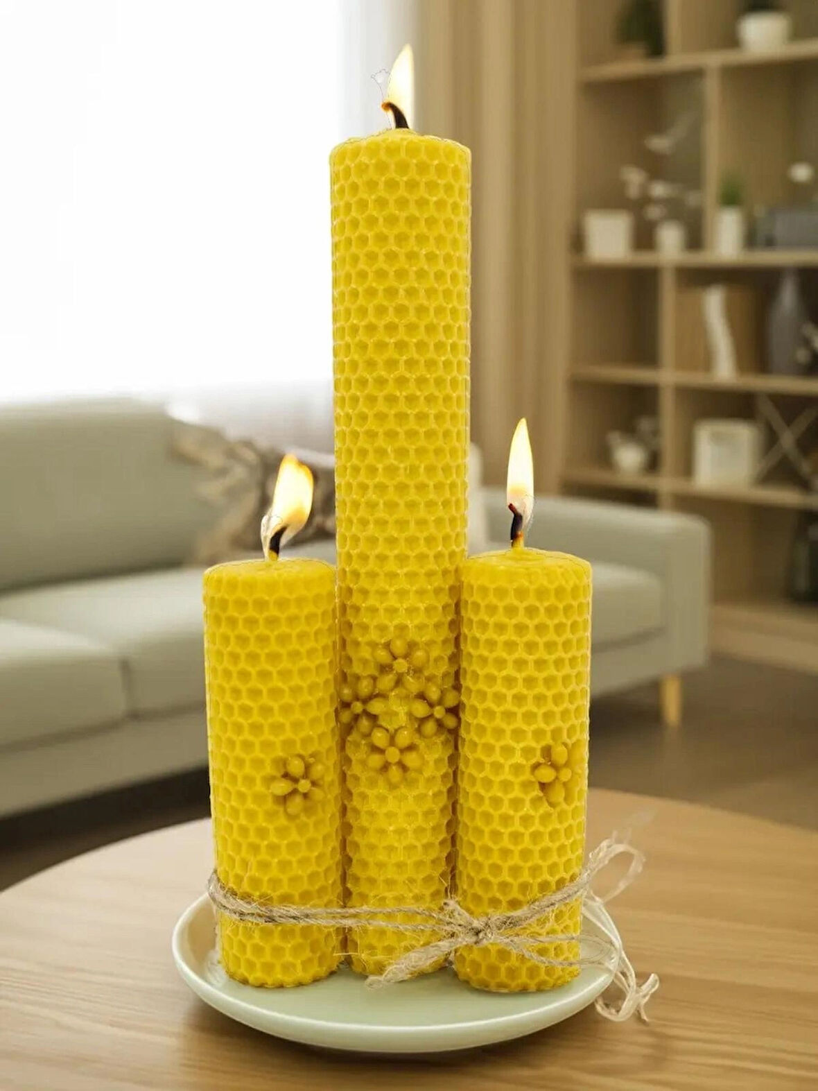 Troya  Balmumu Çift Sargı Çiçek Bahçesi 3’lü