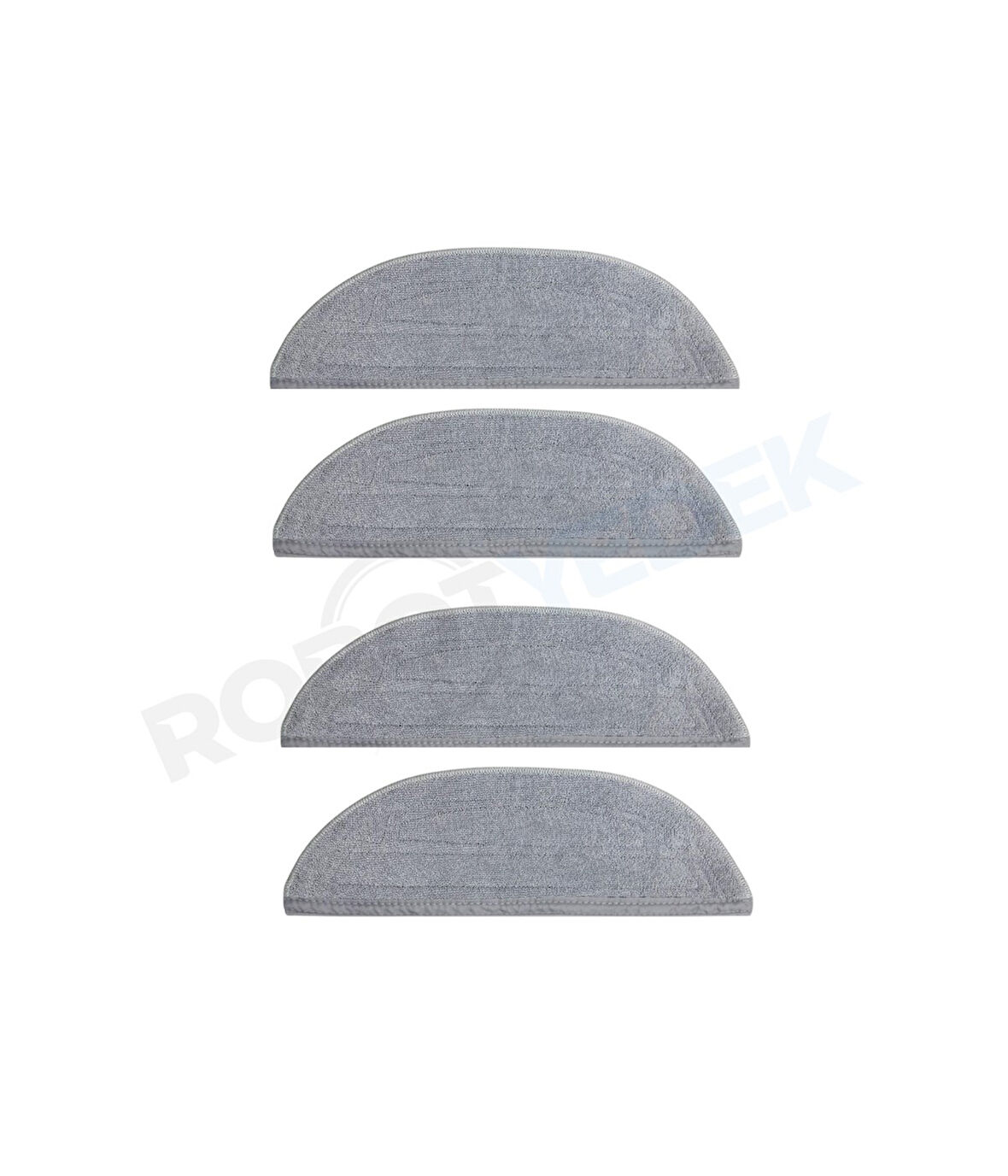 Roborock Saros 10 Uyumlu 4 Adet Mikrofiber Mop Bez