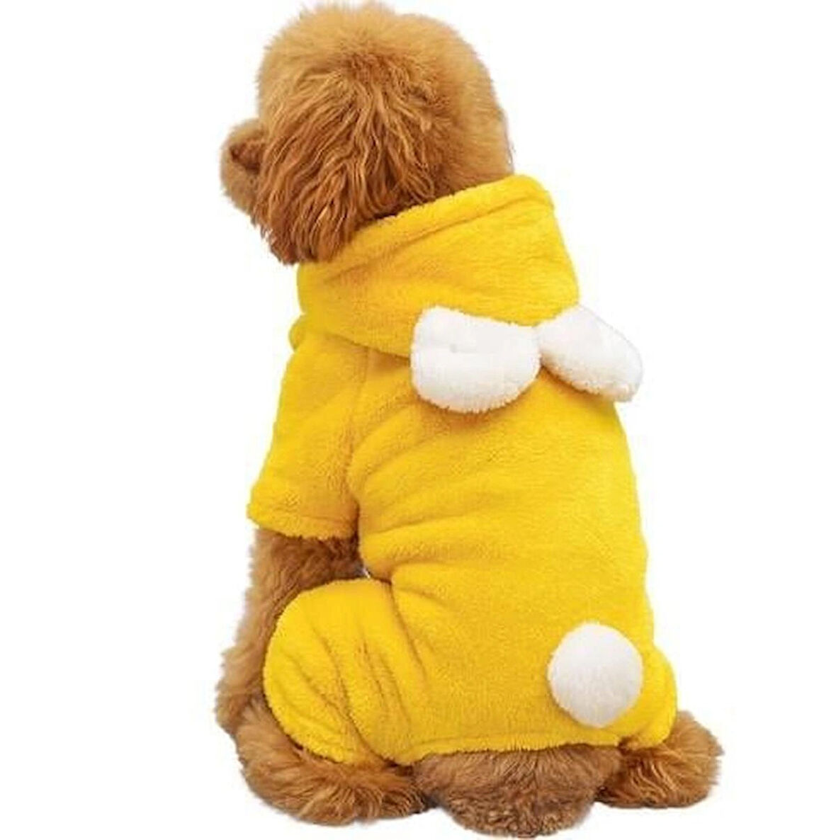 Gedyco Sarı Peluş Küçük Irk Köpek Tulumu