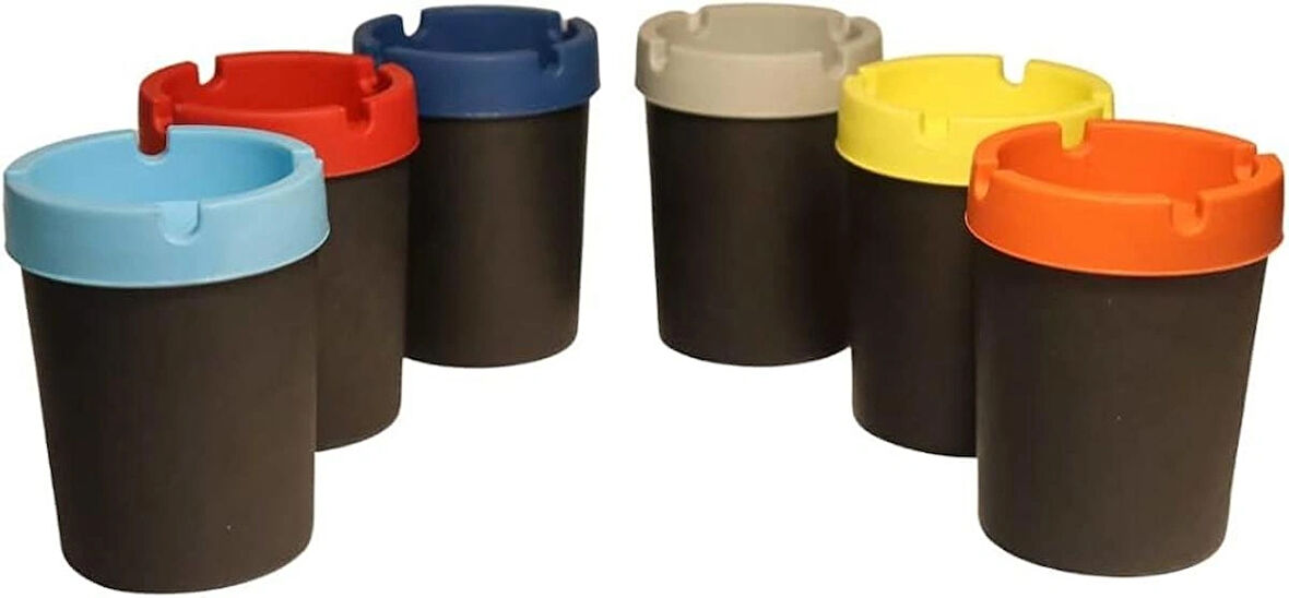 Sasta Yuvarlak Kokusuz Küllük 1 Adet. Ev, Ofis, Araba İçin