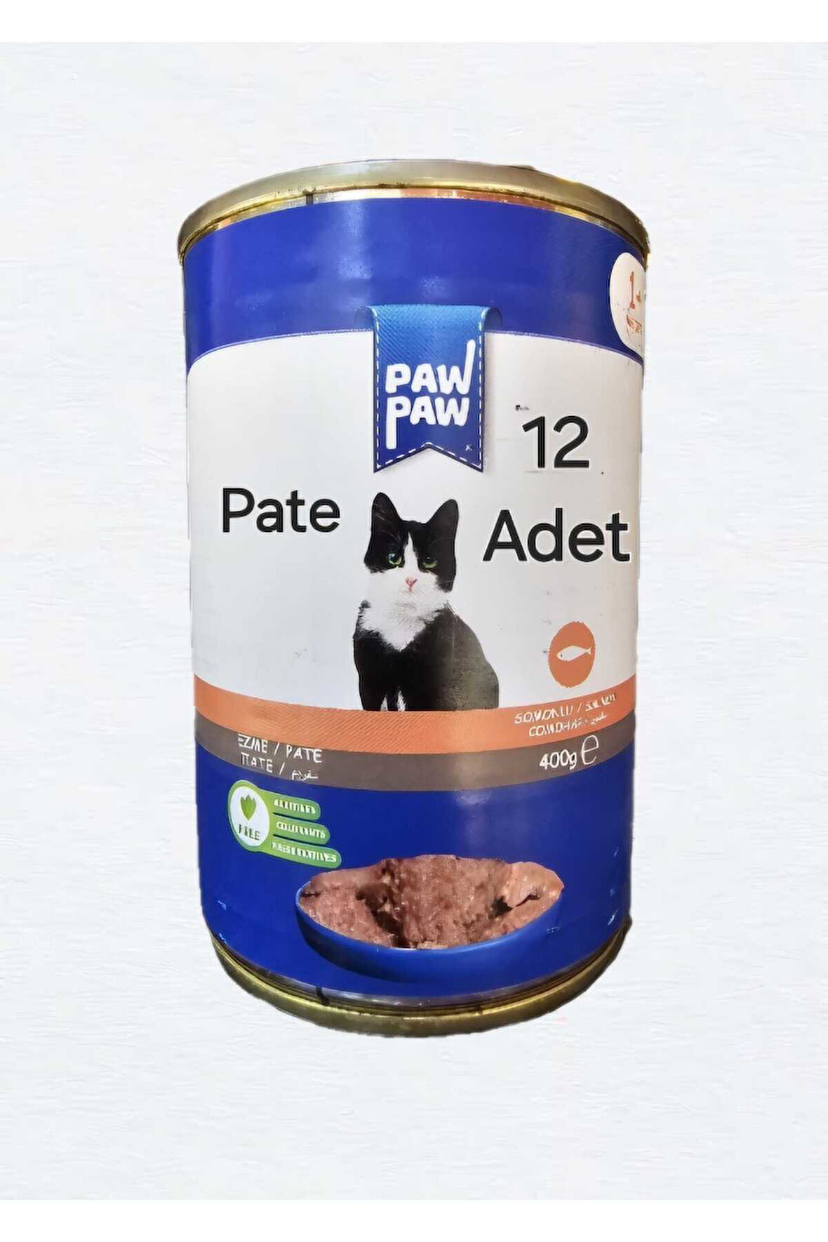 Saygın Pet Paw Somonlu Yetişkin Kedi Konservesi 400 gr 12 Adet