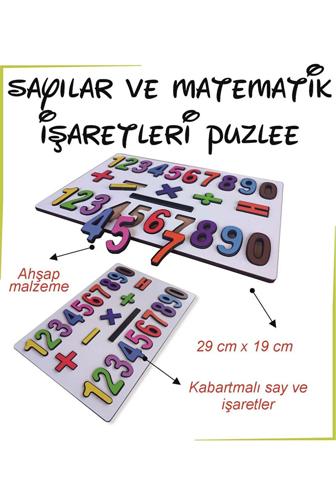 Sayılar ve Matematik İşaretleri Puzzle
