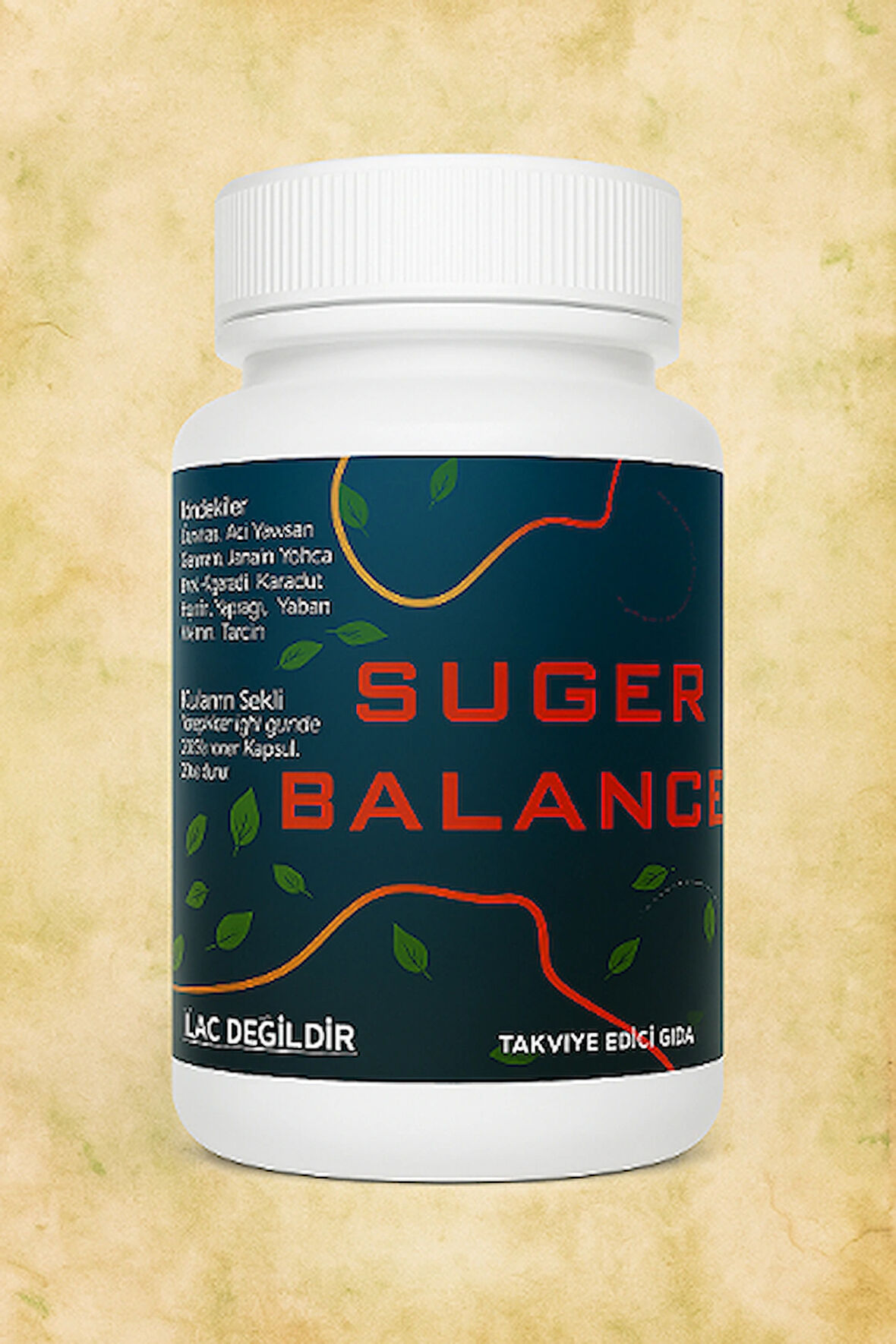 Suger Balance Ödem Atmaya Destek Takviye Edici Gıda 15 Caps