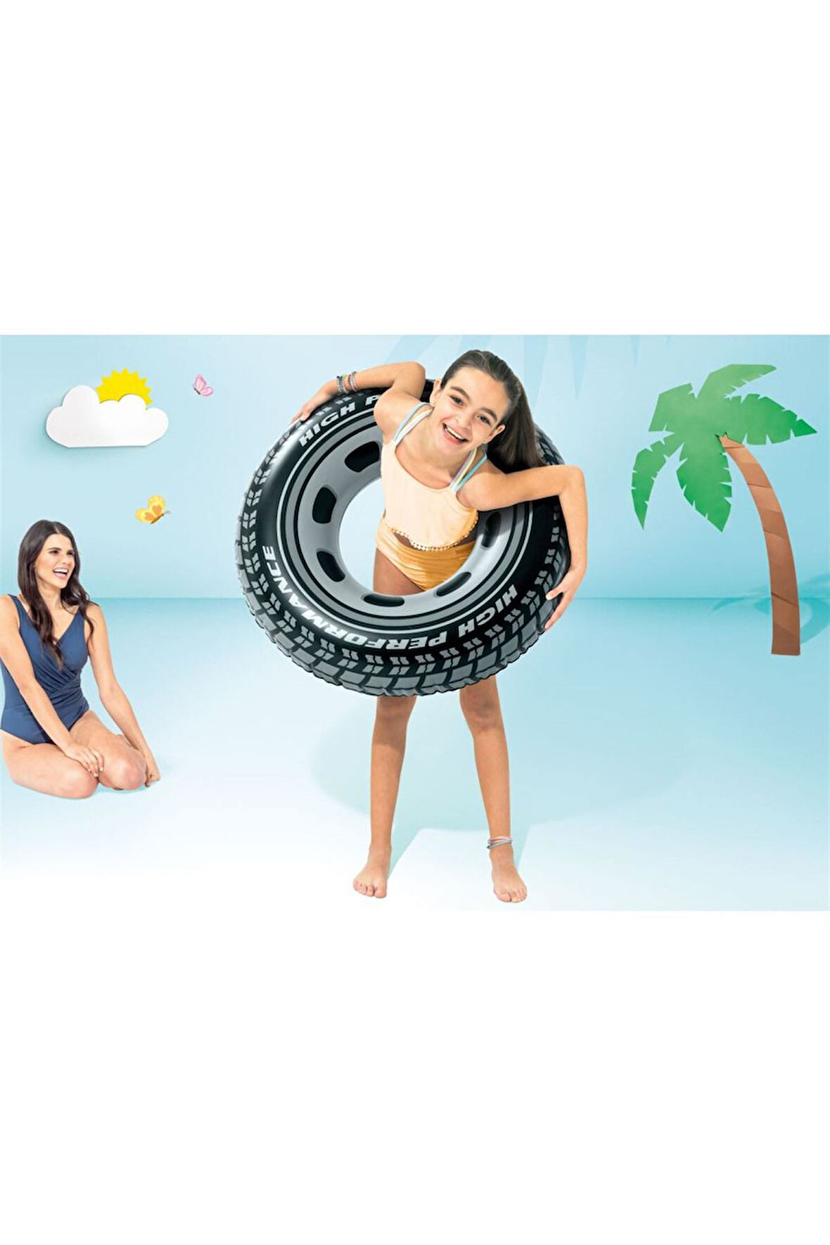 İNTEX WET SET COLLECTİON RADYAL SİMİT 91 CM 9+