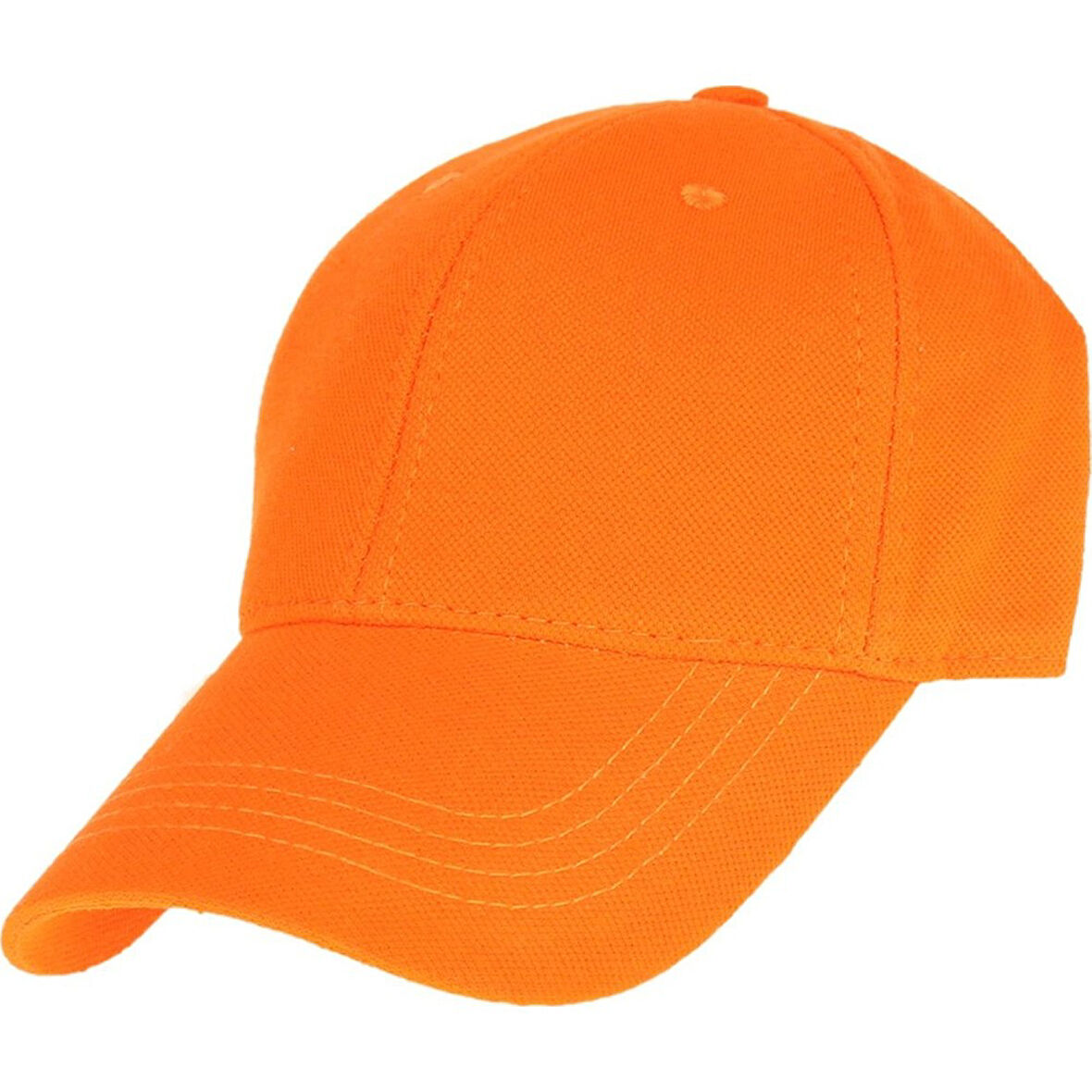 Düz Turuncu Gabardin Spor Şapka Spor Cap