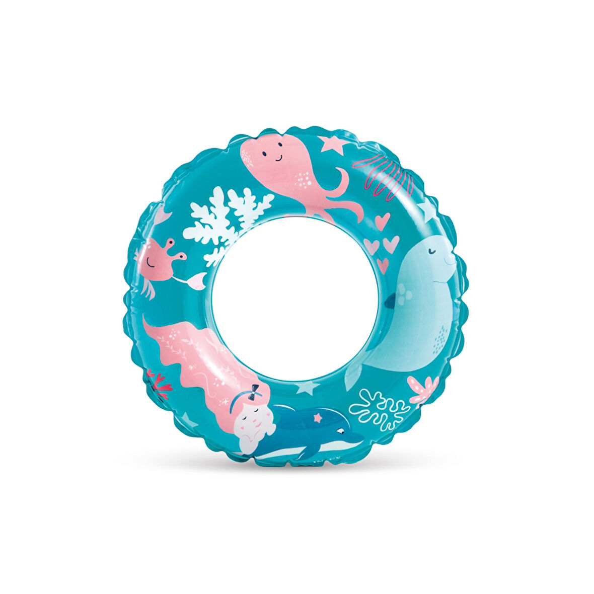 Şeffaf Baskılı Deniz Havuz Simit 61 cm (6-10 Yaş)