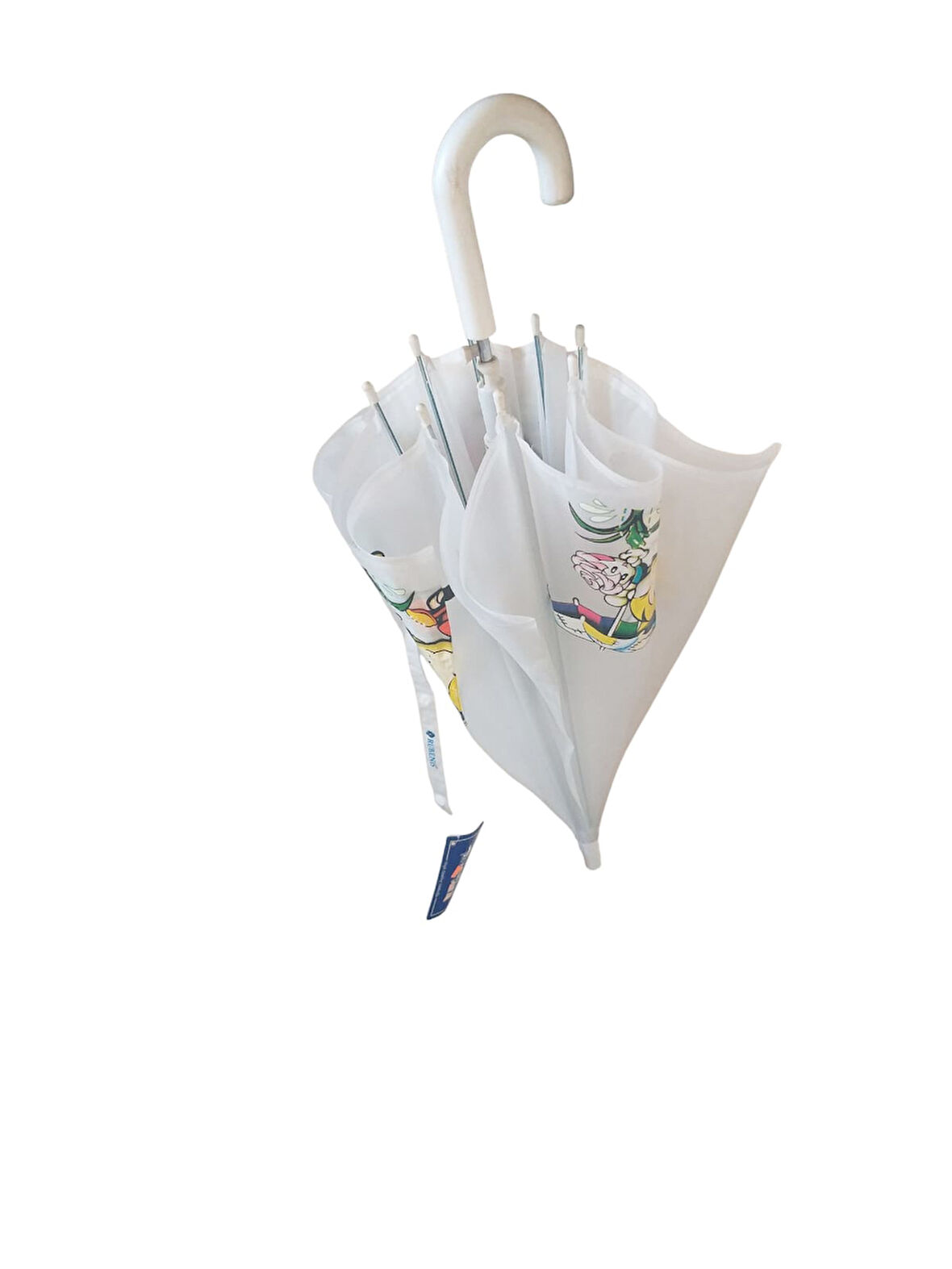 Rubanis Beyaz Çocuk Şemsiyesi 4 - 9 Yaş