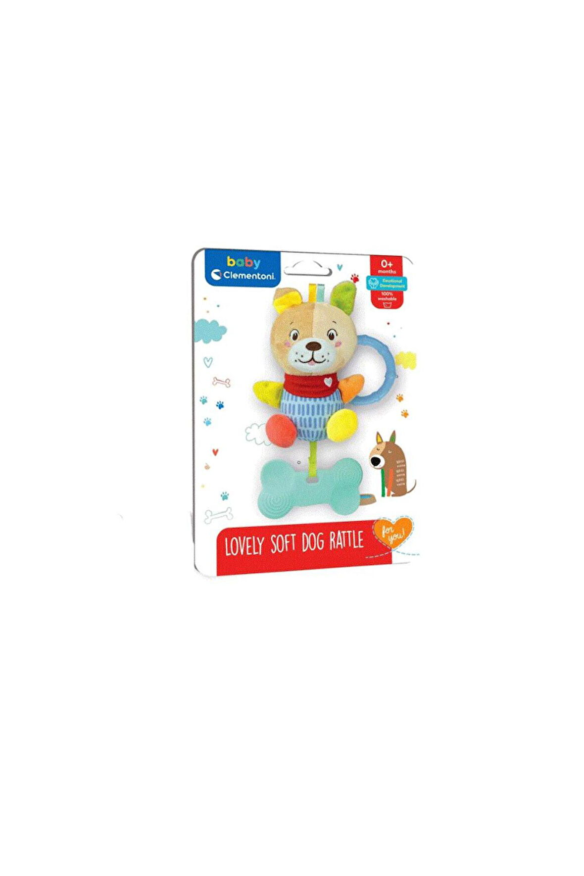 Baby Sevimli Peluş Köpek Çıngırak Dişlik