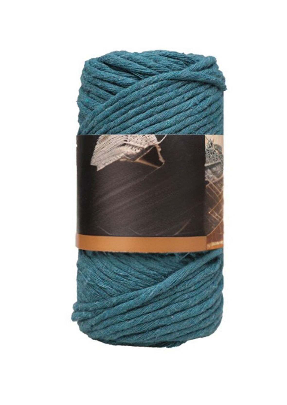 Pamuk Makrome 4 mm İp Petrol