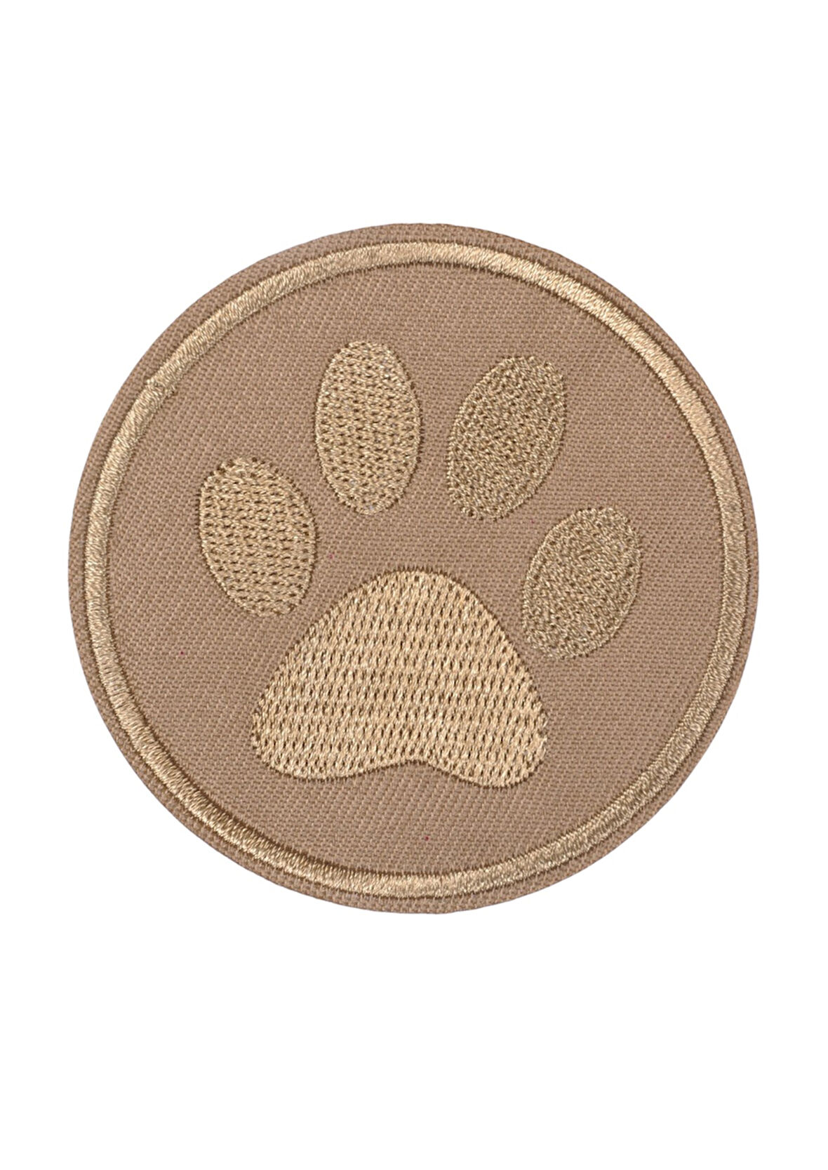 Aplike Ütü İle Yapışan Kahve Pati Arma 5 cm