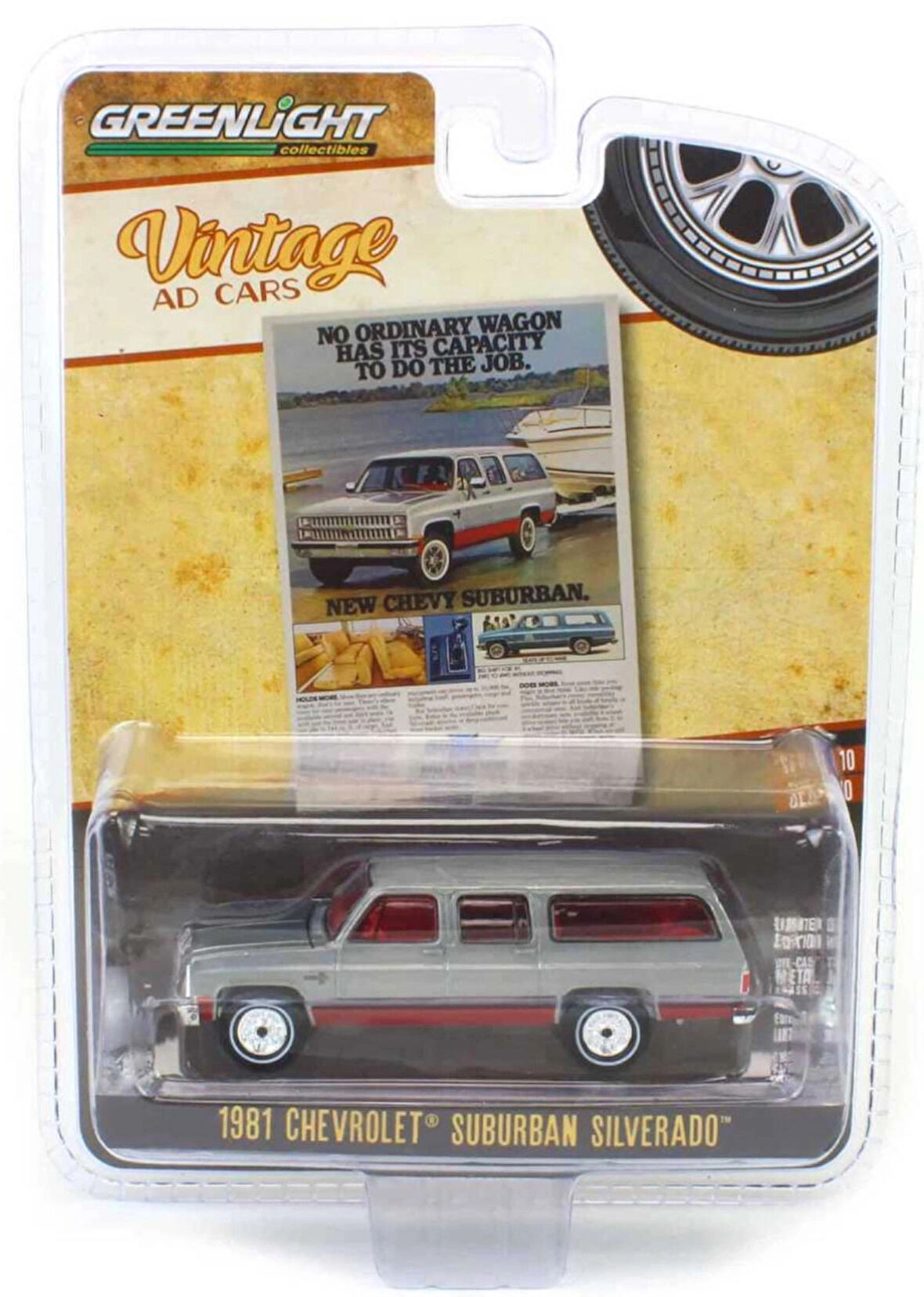 1981 Chevrolet Suburban Silverado – Greenlight Vintage AD Cars Serisi