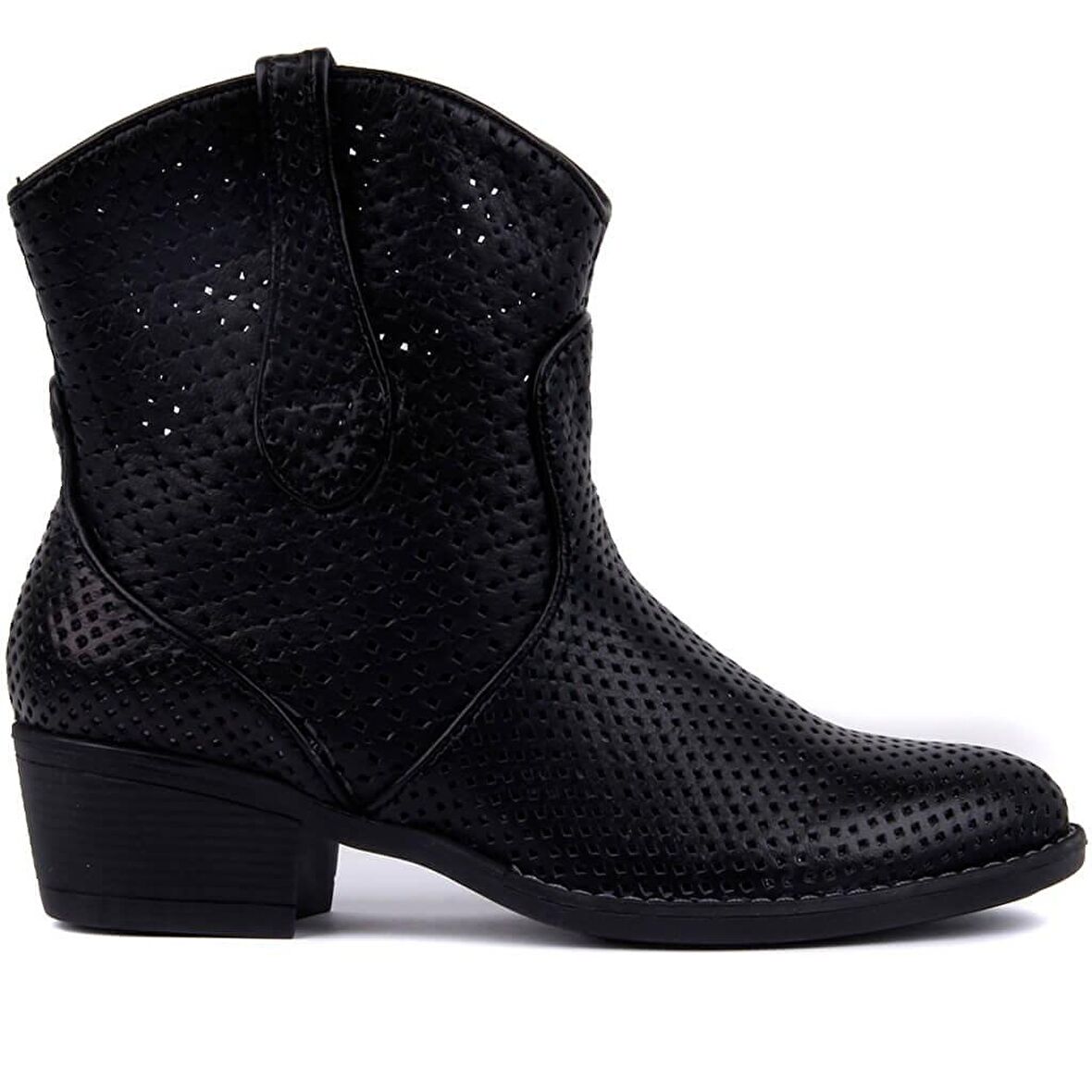 Sail Lakers - Siyah Fermuarsız Kadın Yaz Botu