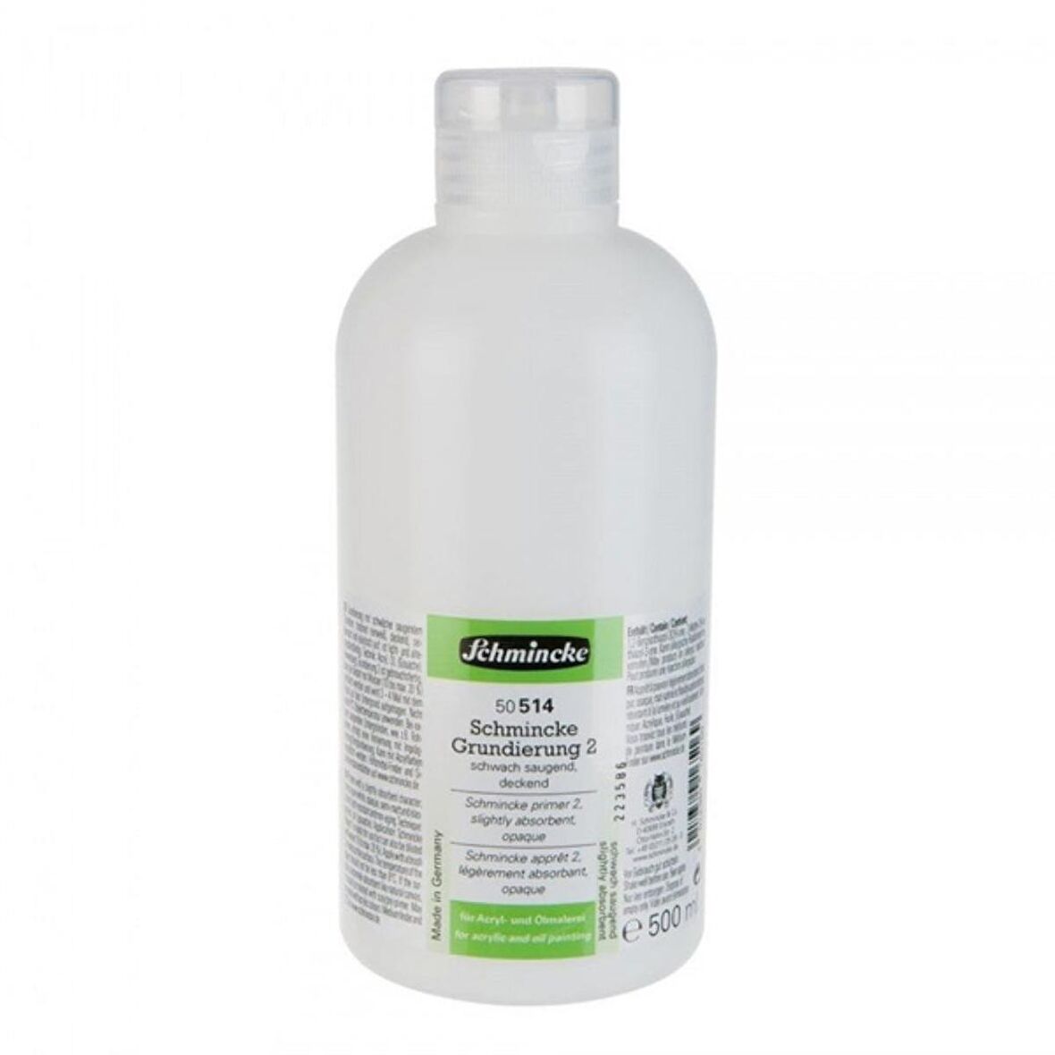 Schmincke Primer 2 Slightly Absorbent Opaque 514 500ml (Hafif Emini Astar)