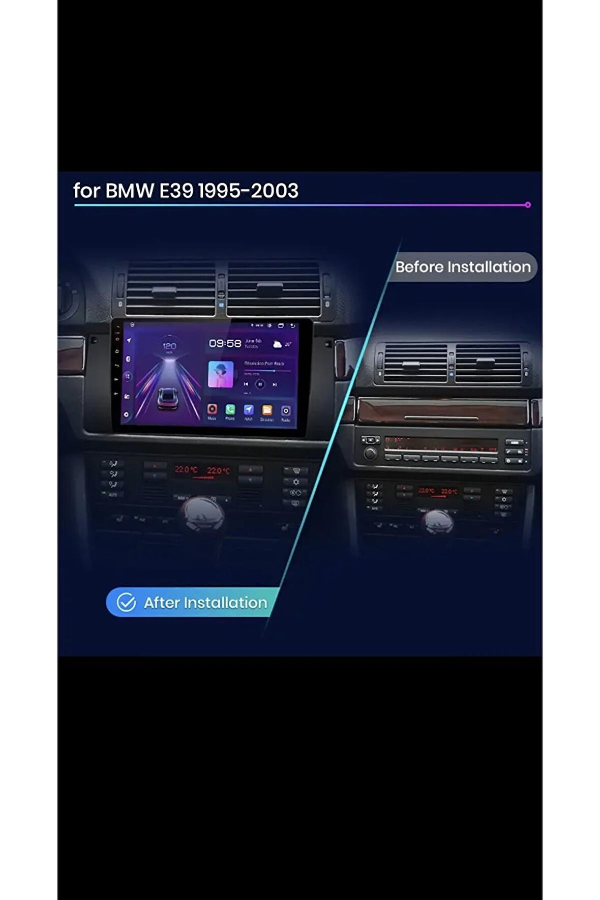 Bmw E-39 Multimedya 4Gb Ran 64 Gb Hafıza