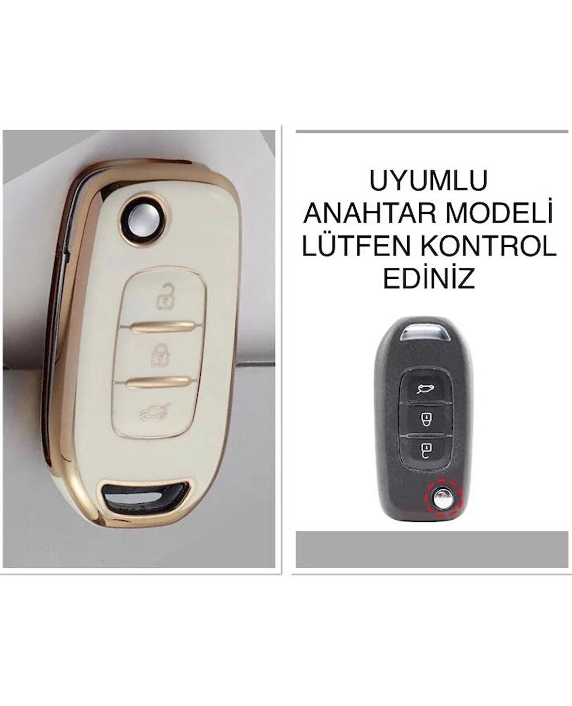 Renault Clio 5 Megane 4 Kaleos Captur Kadjar Anahtar Koruma Kılıfı 2.Resime Bakınız