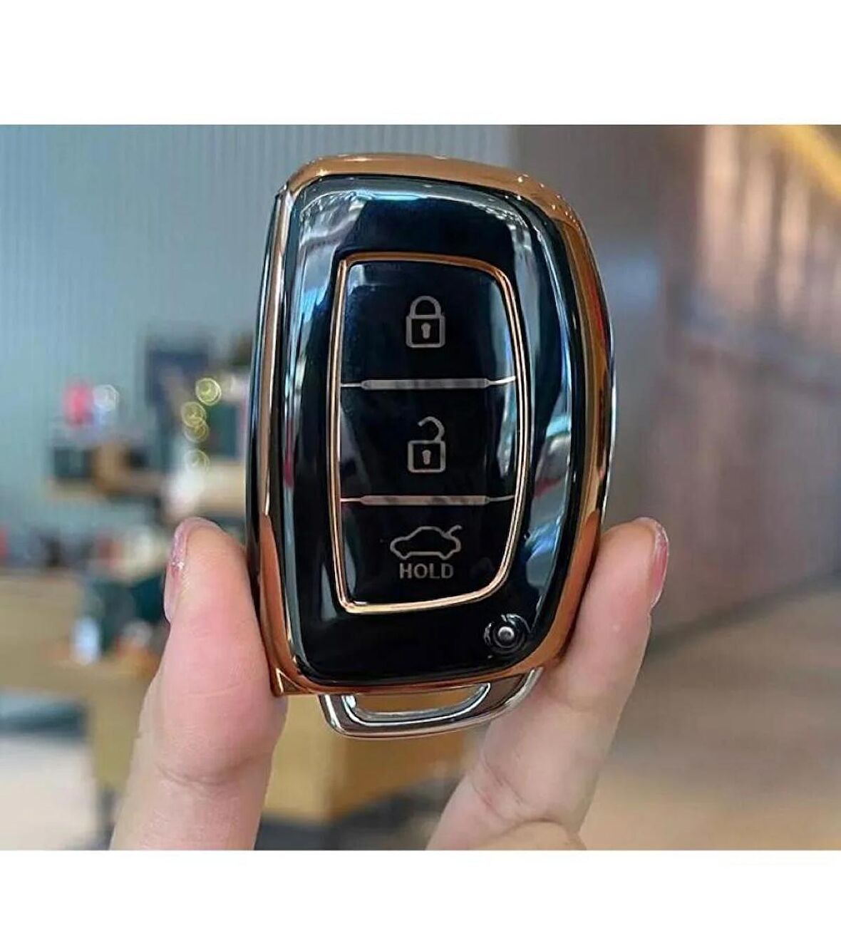 Hyundai Elantra Ix35 Tucson I10 I20 I30 I40 Ix35 Lüx Anahtar Koruma Kılıfı Siyah 2.Resime Bakınız