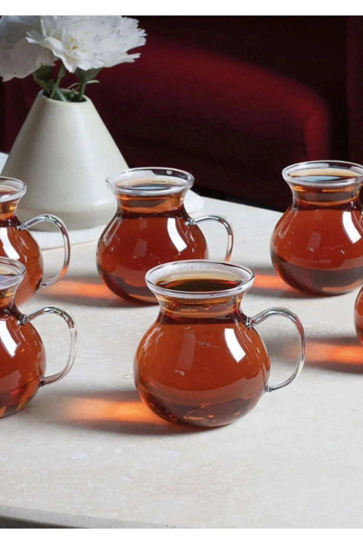 Keyfi Ala Borosilikat 6'lı Çay Bardağı Pinterest Bardak