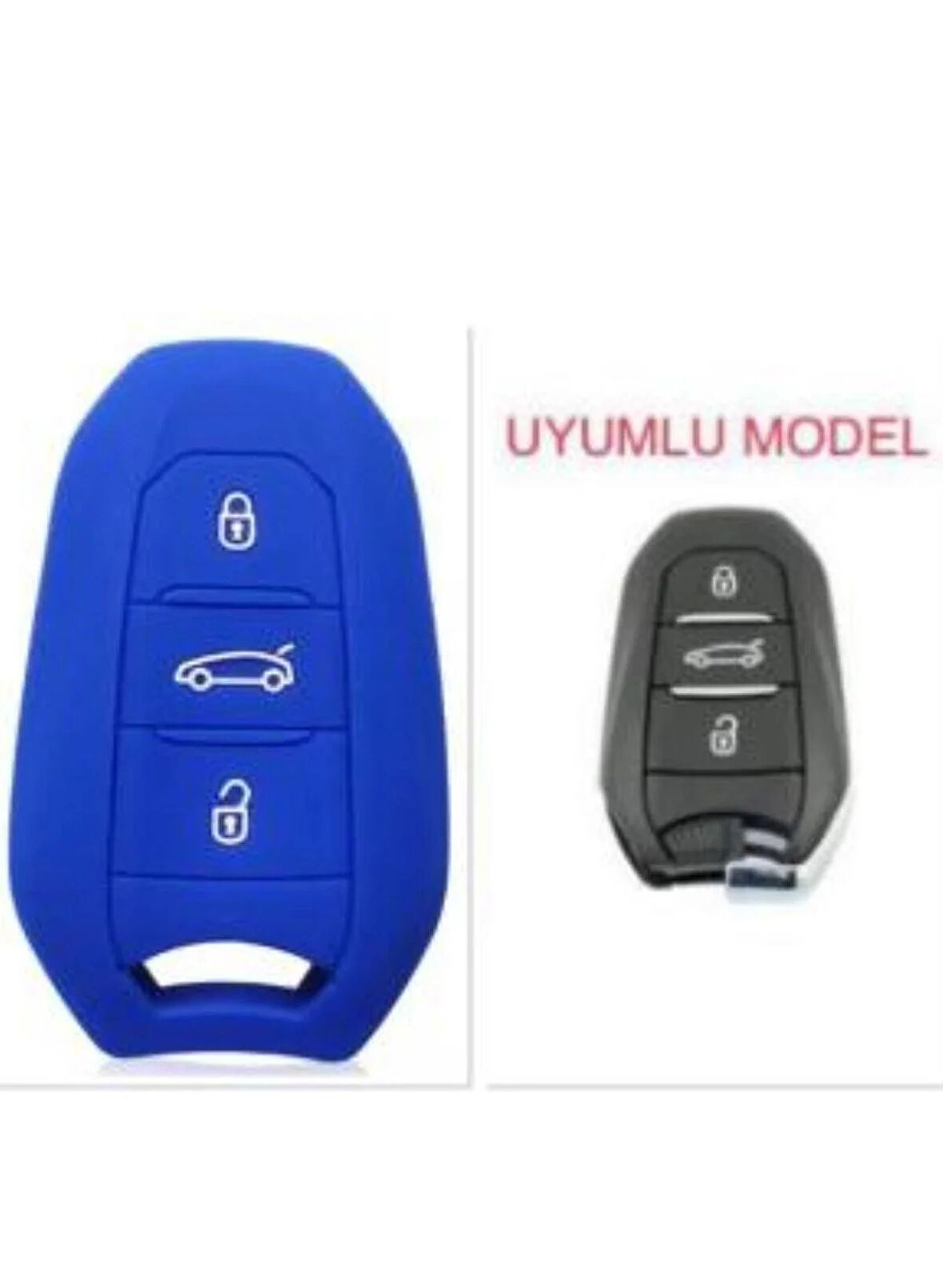 Peugeot 208 308 508 2008 3008 5008 Rifter Anahtar Koruma Kılıfı Sustasız Anahtarsız Çaliştırma