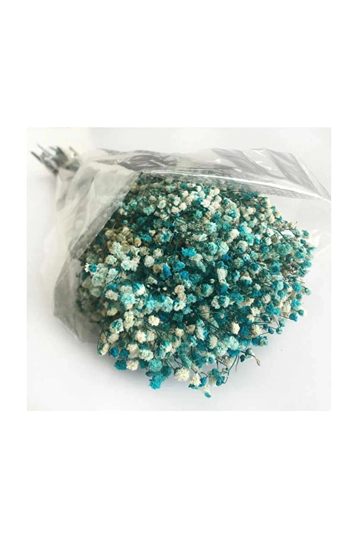1 Demet Doğal Cipso Çiçek Naturel ( 18 Cm * 40 Cm ) ( 50 gram) Parti Süslemeleri