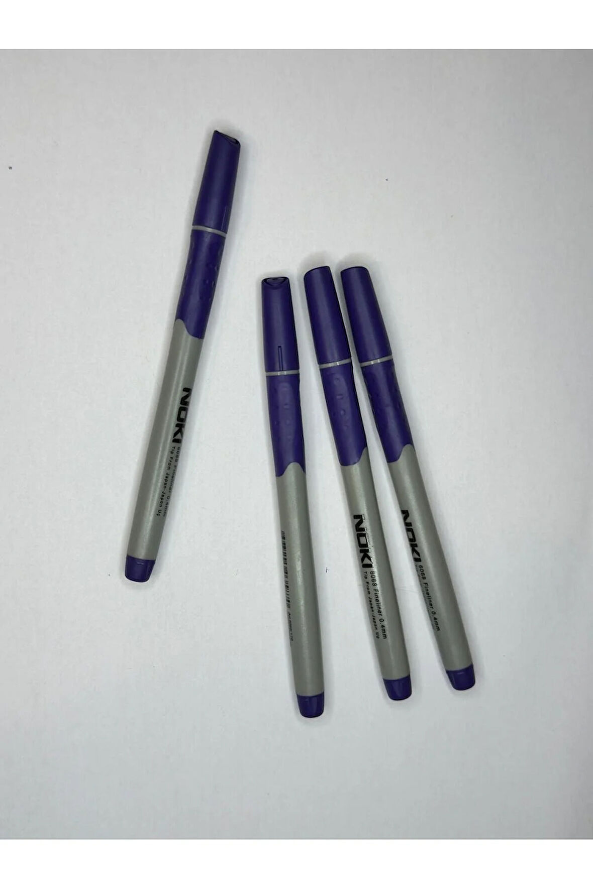 Fineliner Keçeli Kalem 0,4 mm Mor (4 Adet)