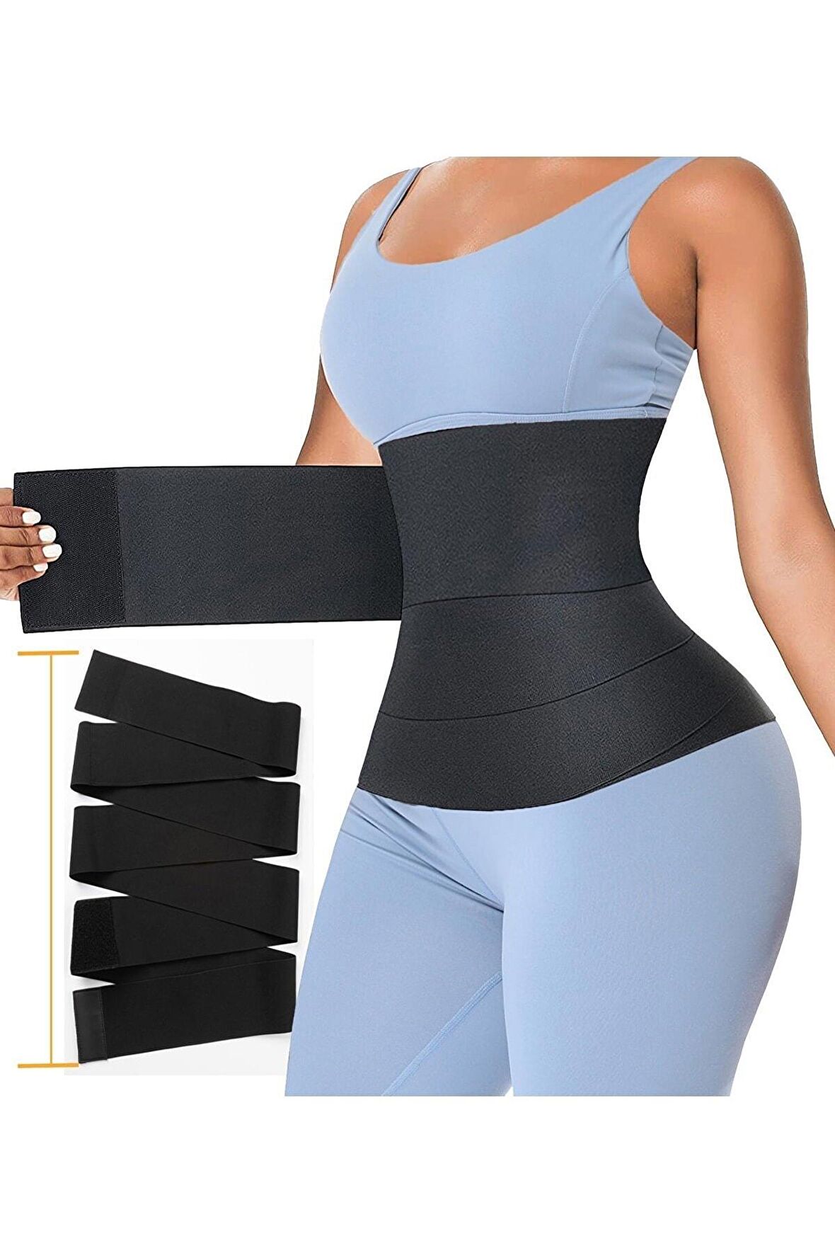 Waist Trainer Inceltici Şekillendirici Sarma Bel Korsesi