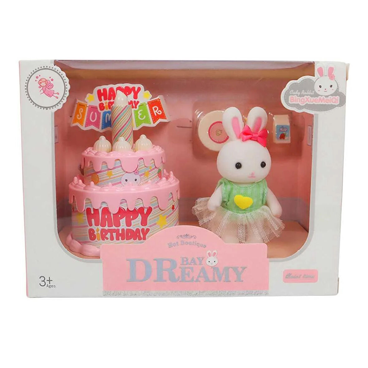 BAY DREAMY MİNİ TAVŞAN 6621-8 KEK SETİ 3+