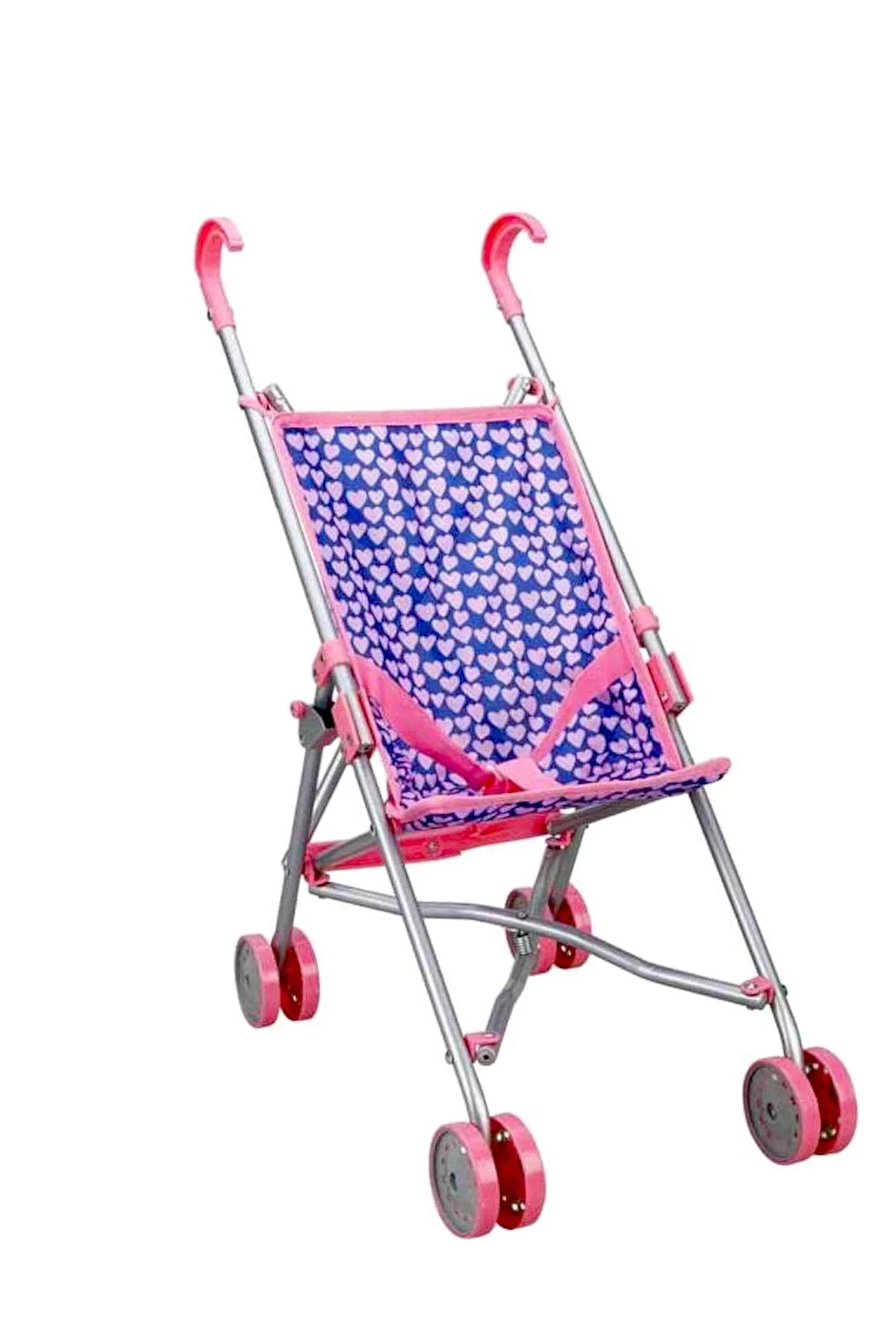 SEÇTİM ALDIM SUNMAN THE STROLLER BEBEK ARABASI BASTON PUSET METAL KATLANIR KALP DESENLİ 4 TEKER 3+