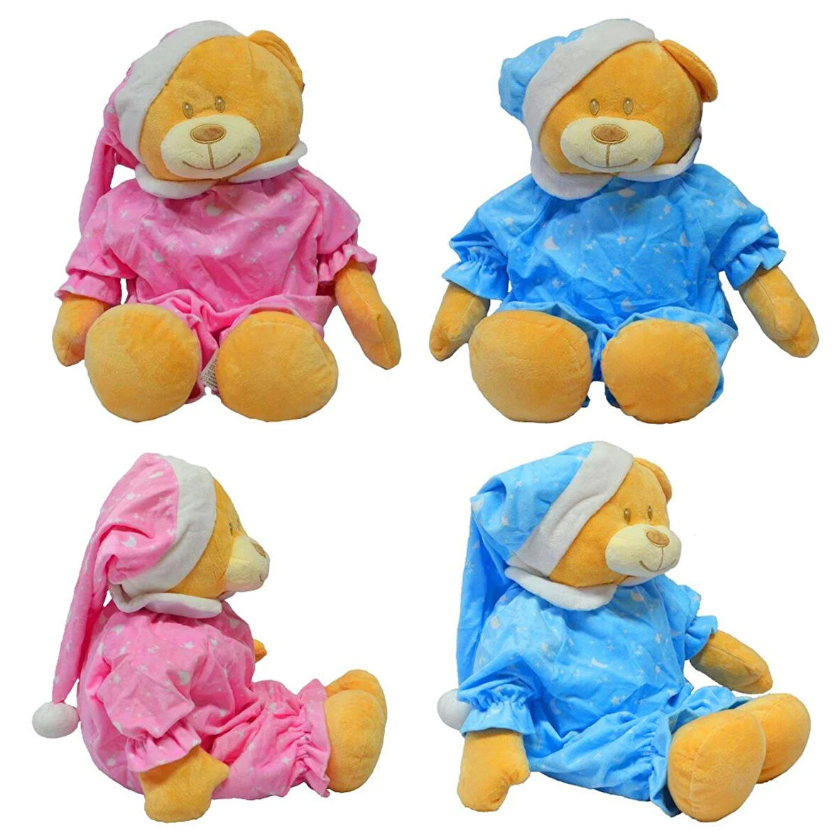 HALLEY PELÜŞ PL62345 UYKUCU PİJAMALI AYILAR 30 CM